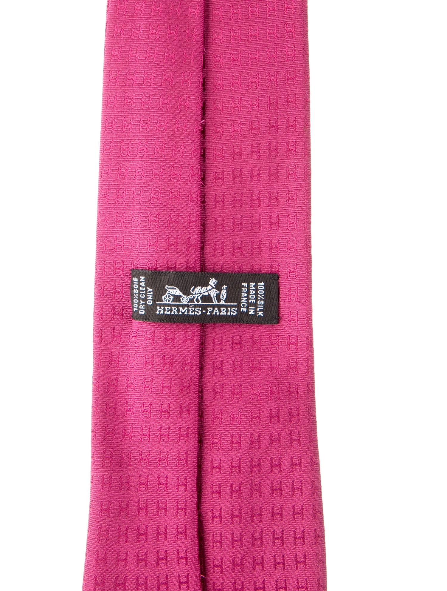 Hermès Silk Printed Tie