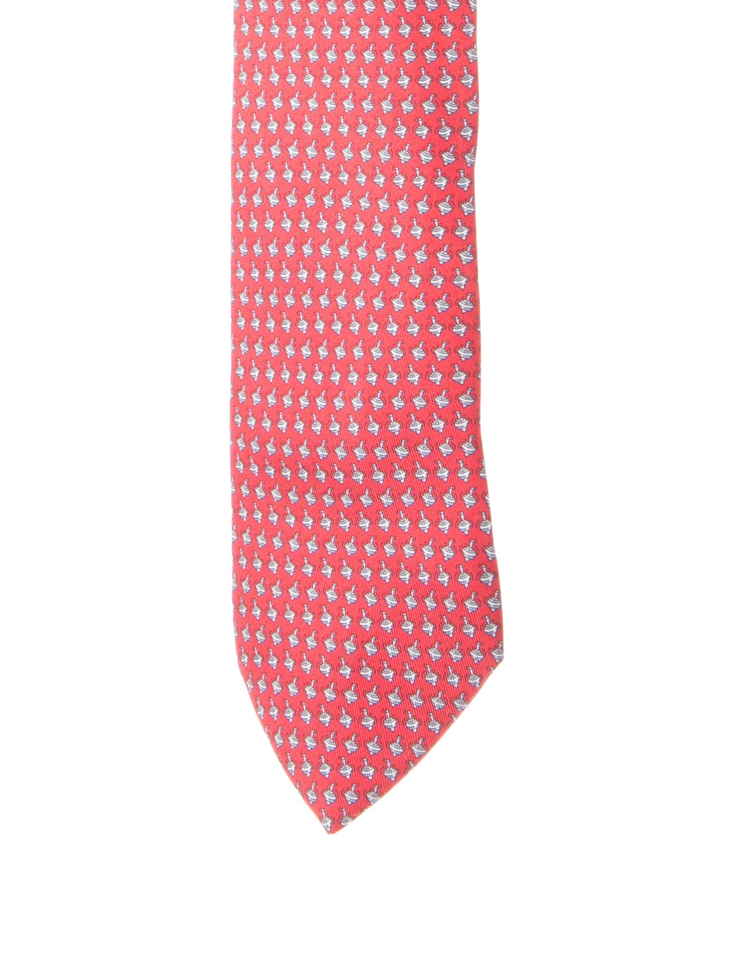 Hermès Patterned Wide Tie