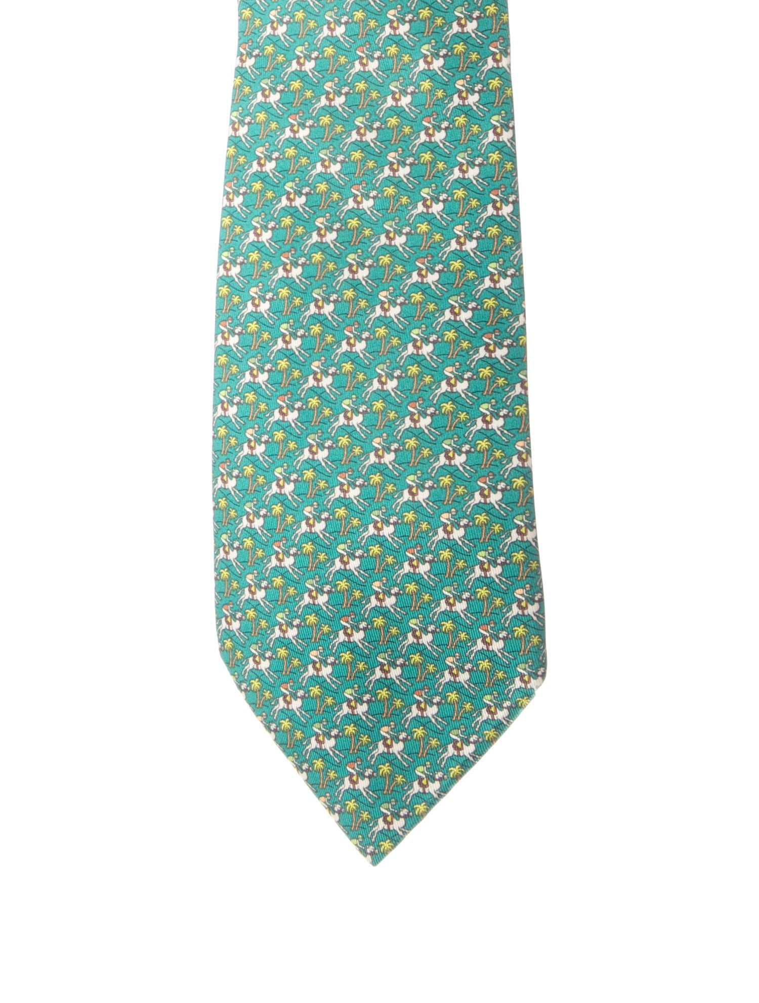 Hermès Silk Printed Tie