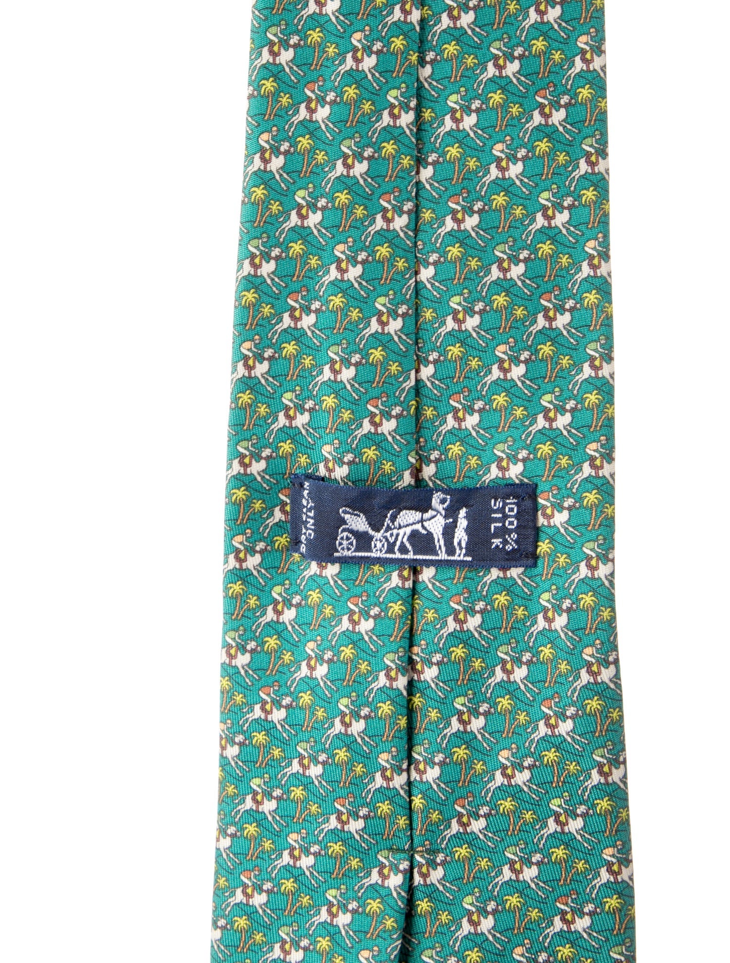 Hermès Silk Printed Tie