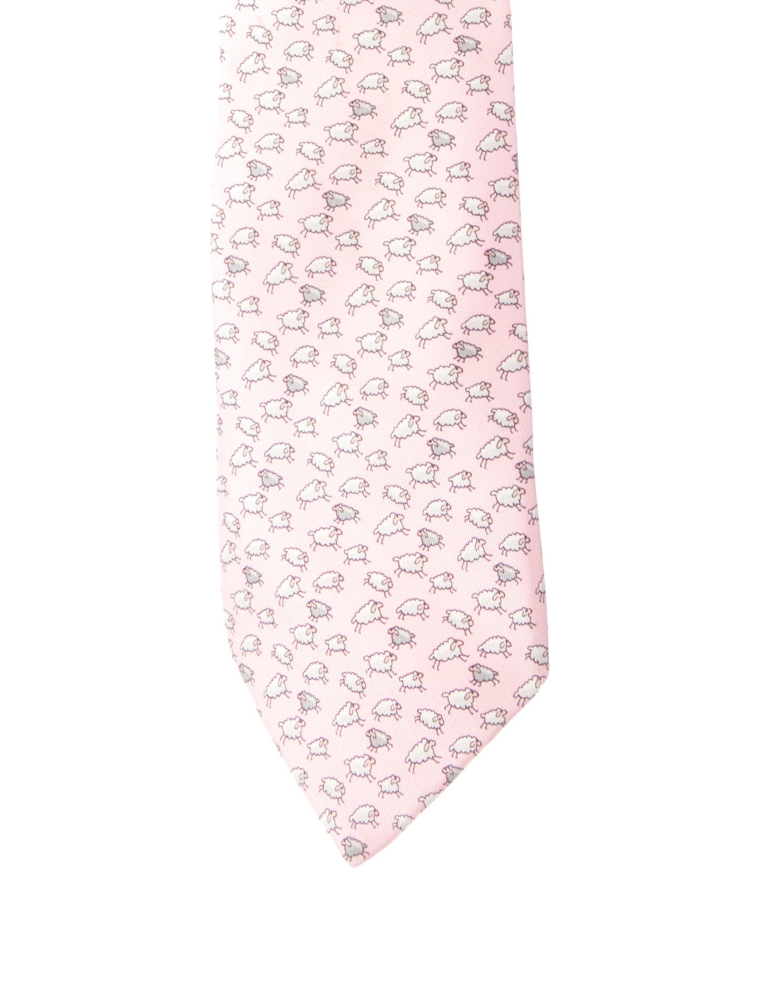 Hermès Silk Printed Tie