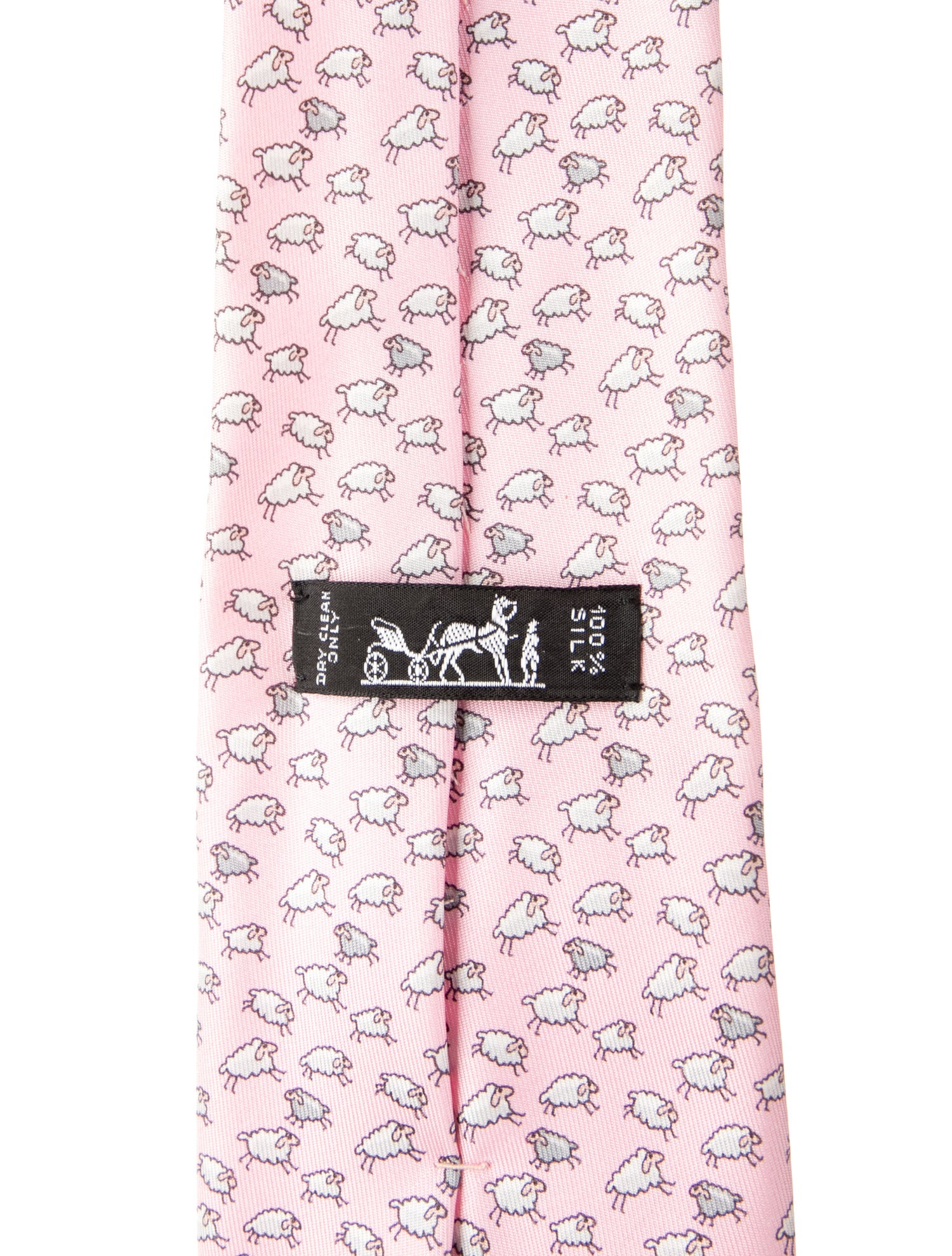 Hermès Silk Printed Tie