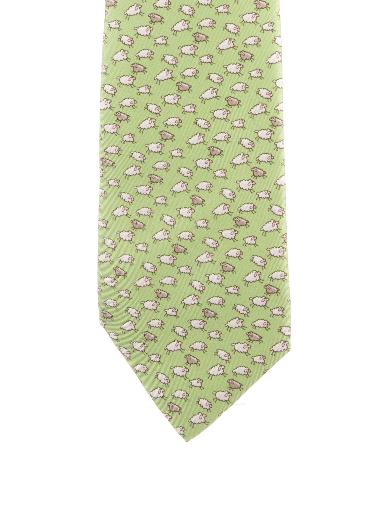 Hermès silk neck tie