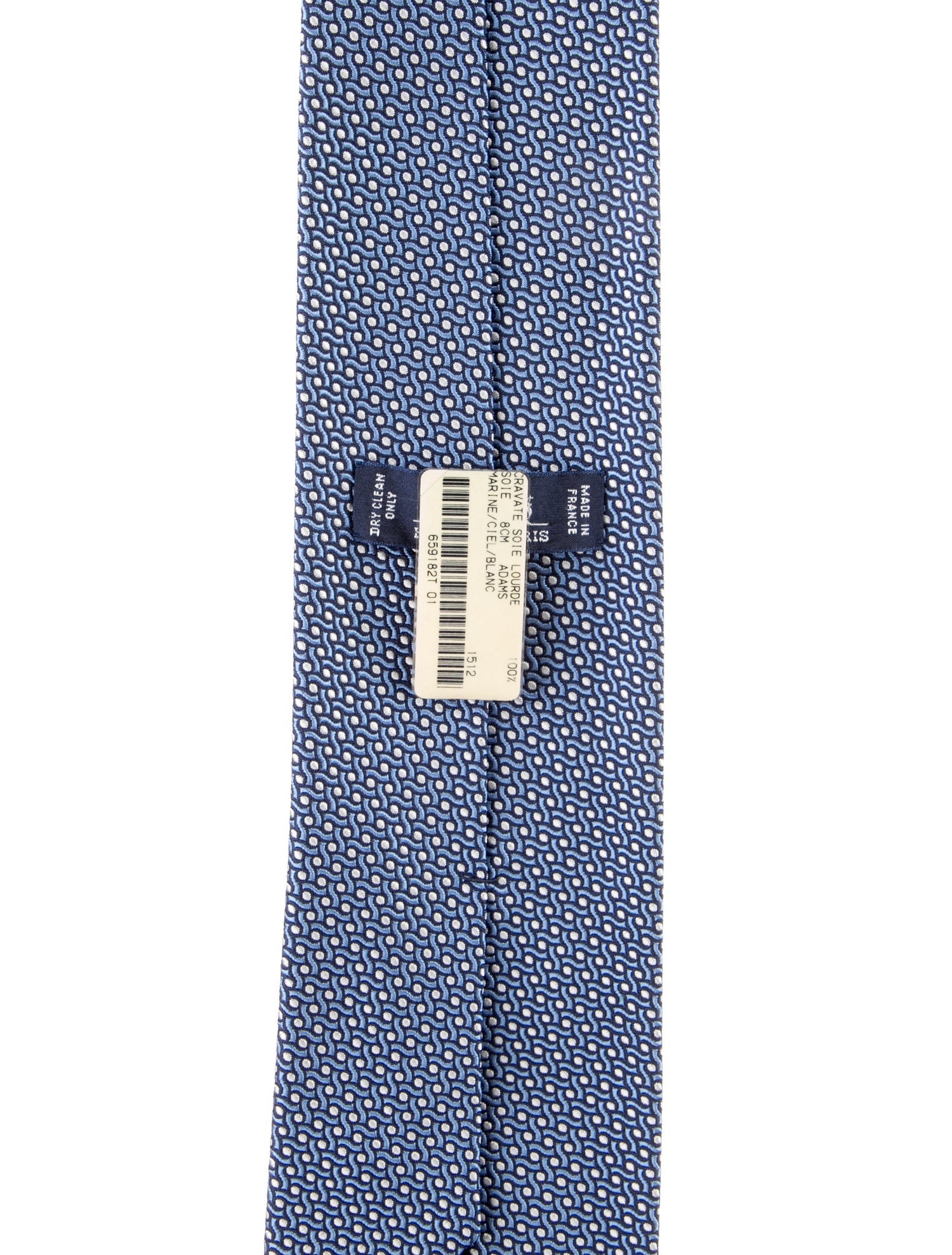 Hermès Printed Silk Tie