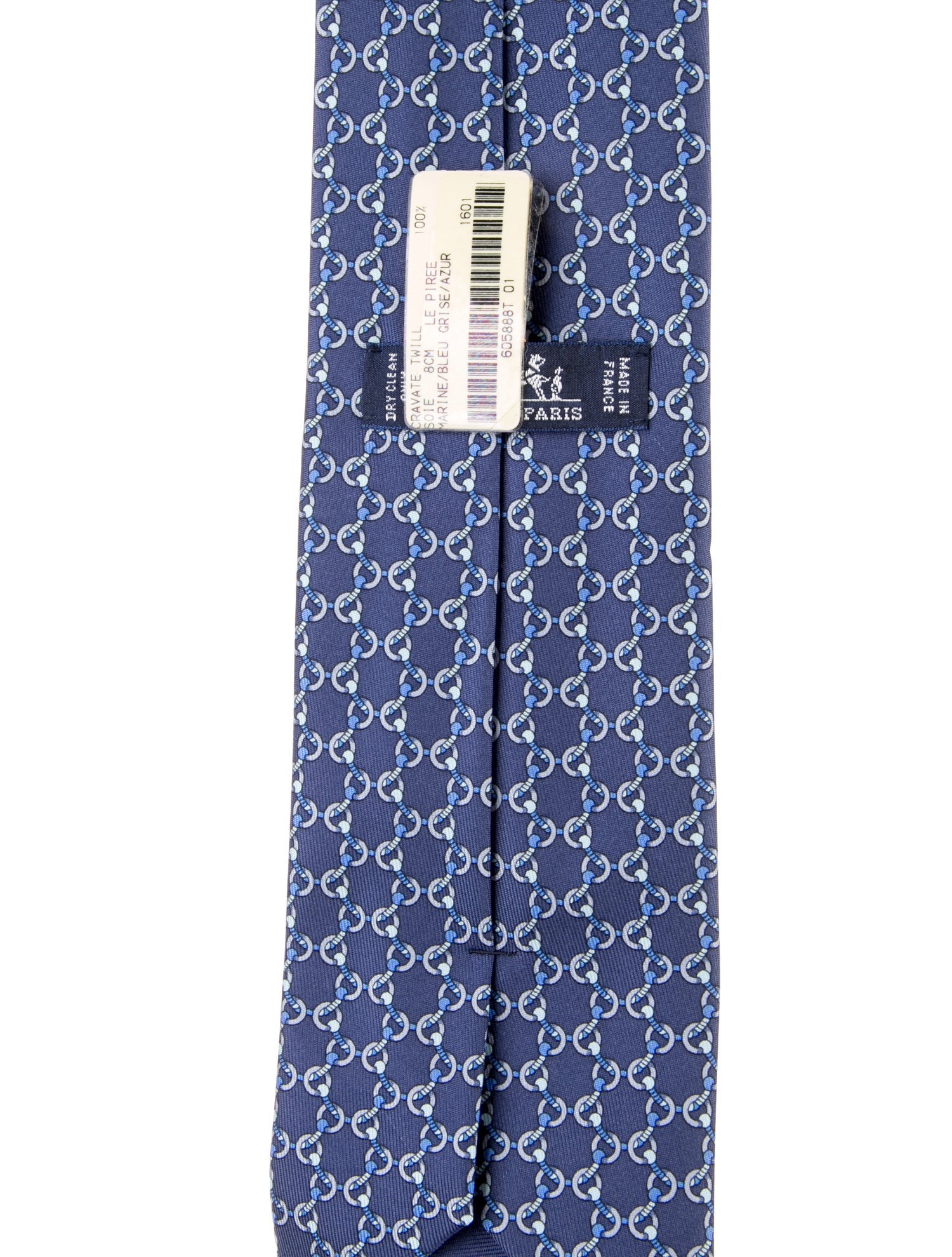 Hermès Printed Silk Tie