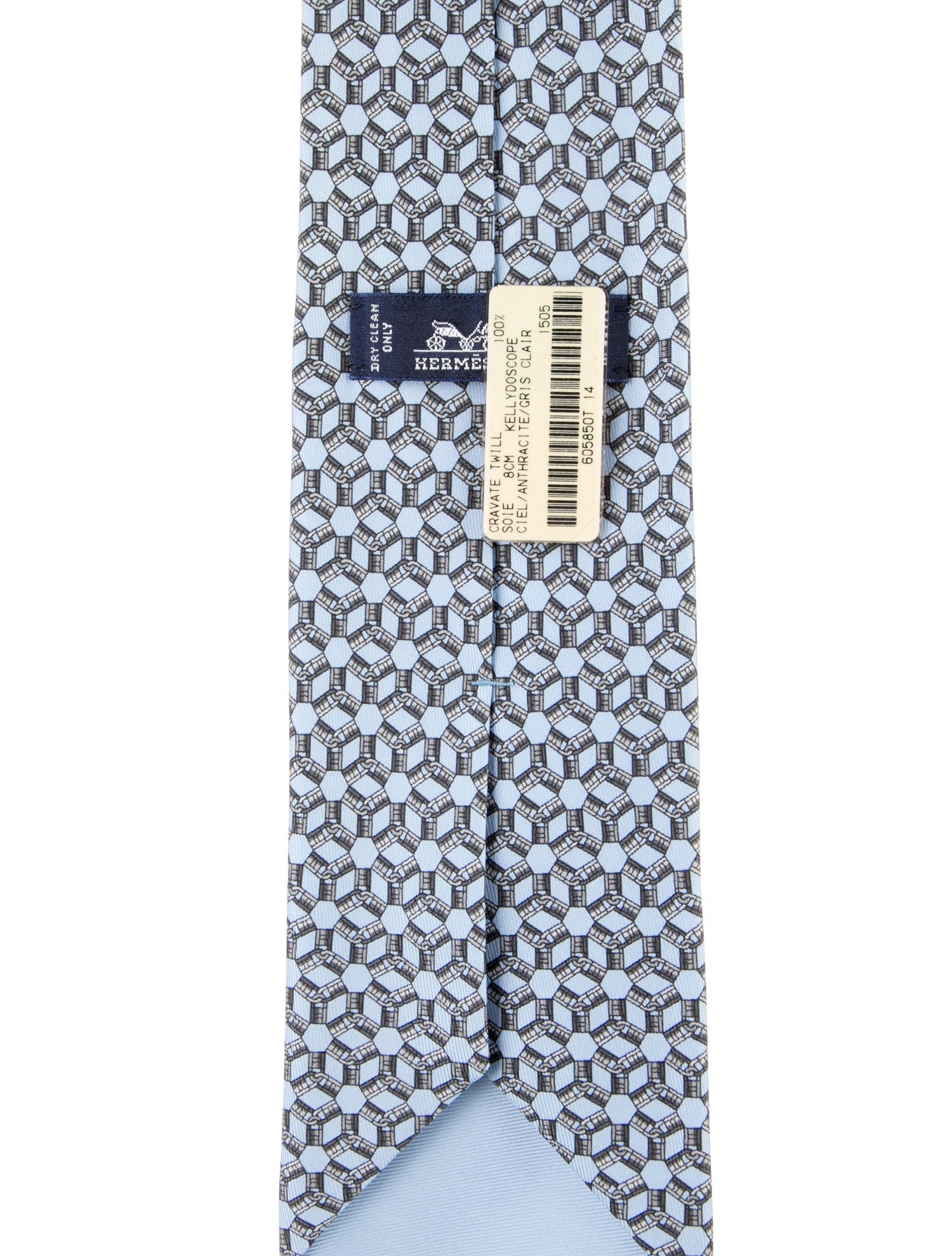 Hermès Printed Silk Tie w/Tags