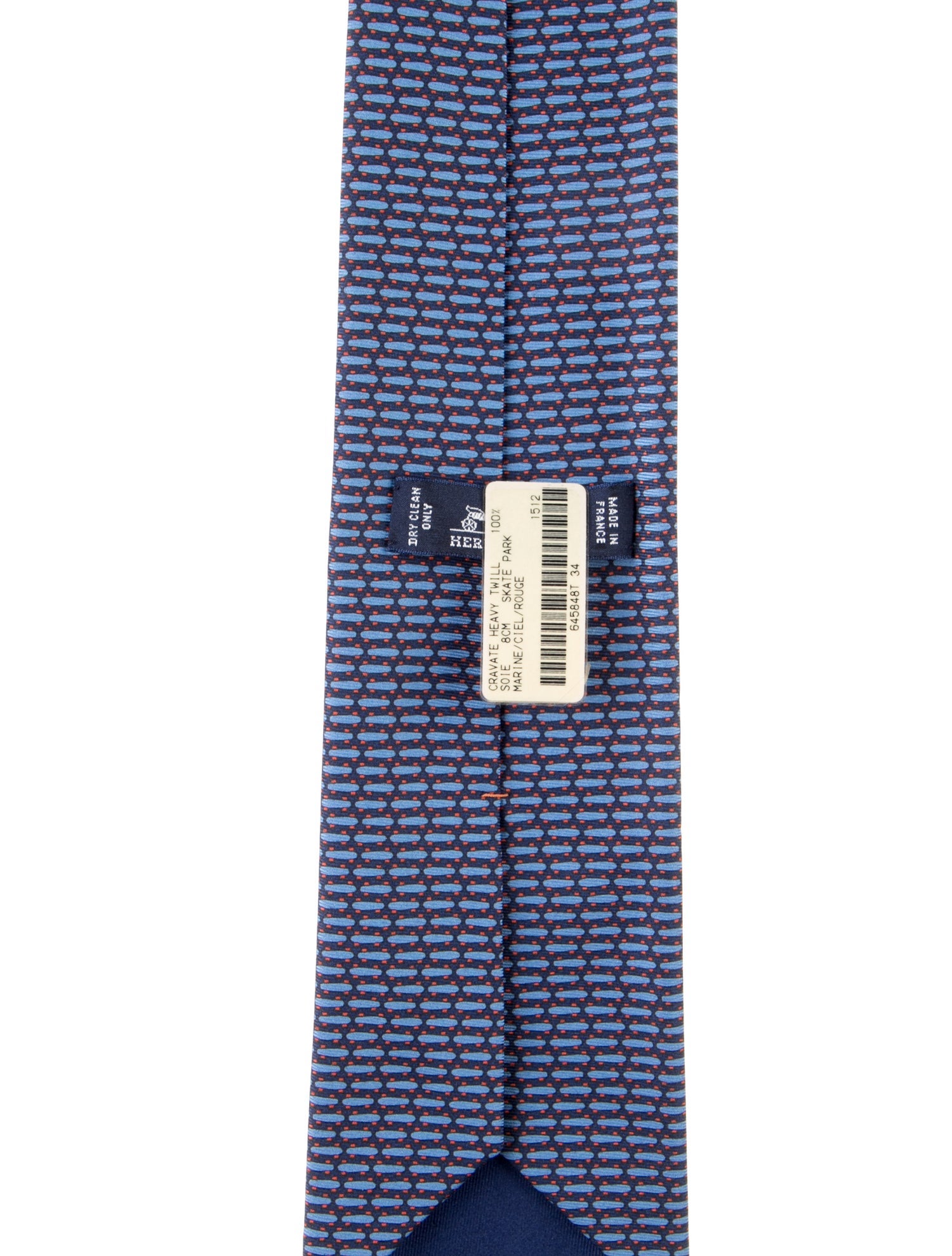 Hermès Printed Silk Tie w/Tags
