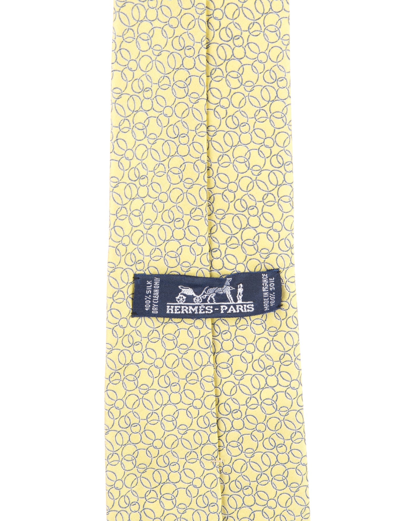 Hermès Printed Silk Tie