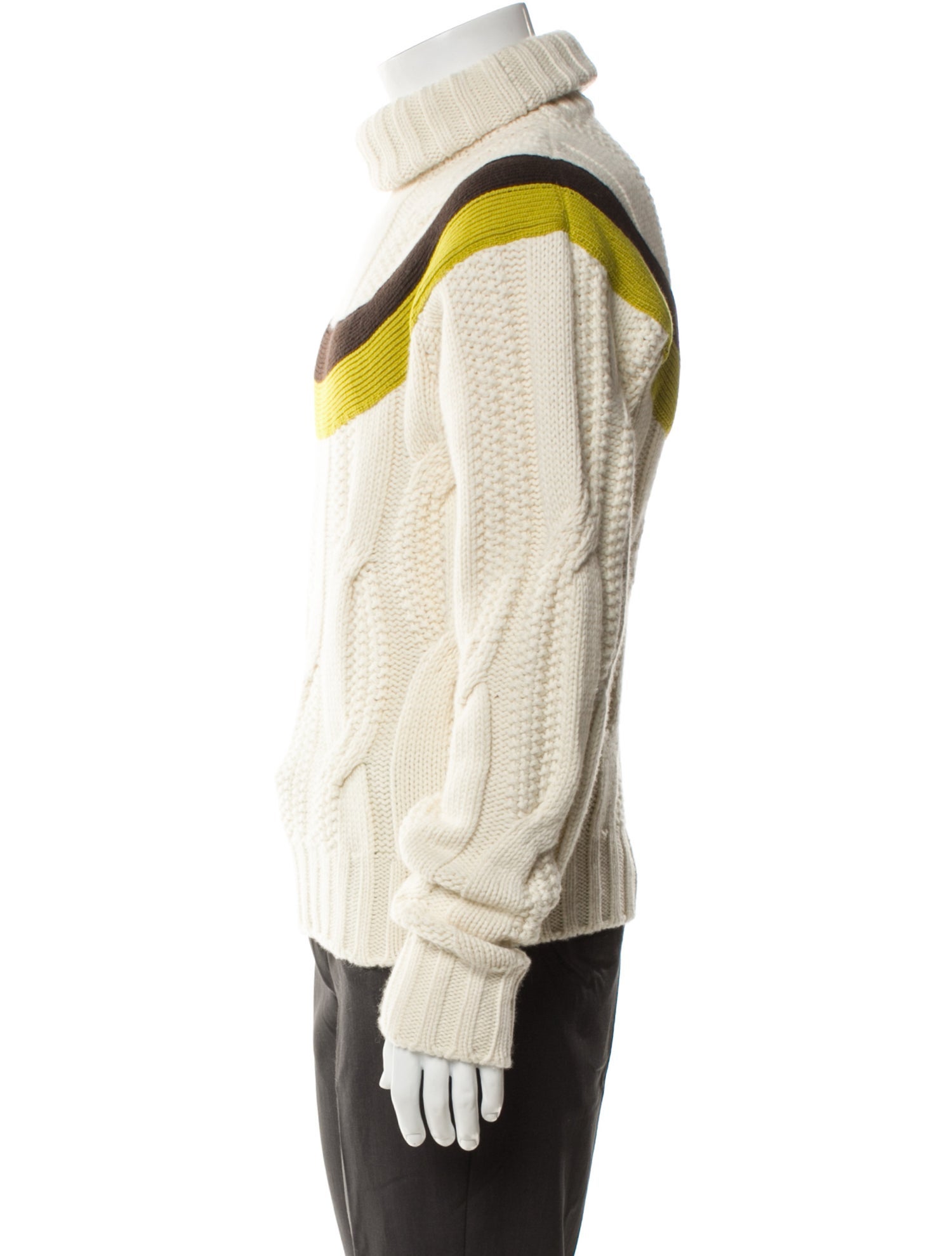 Hermès Virgin Wool Striped Pullover