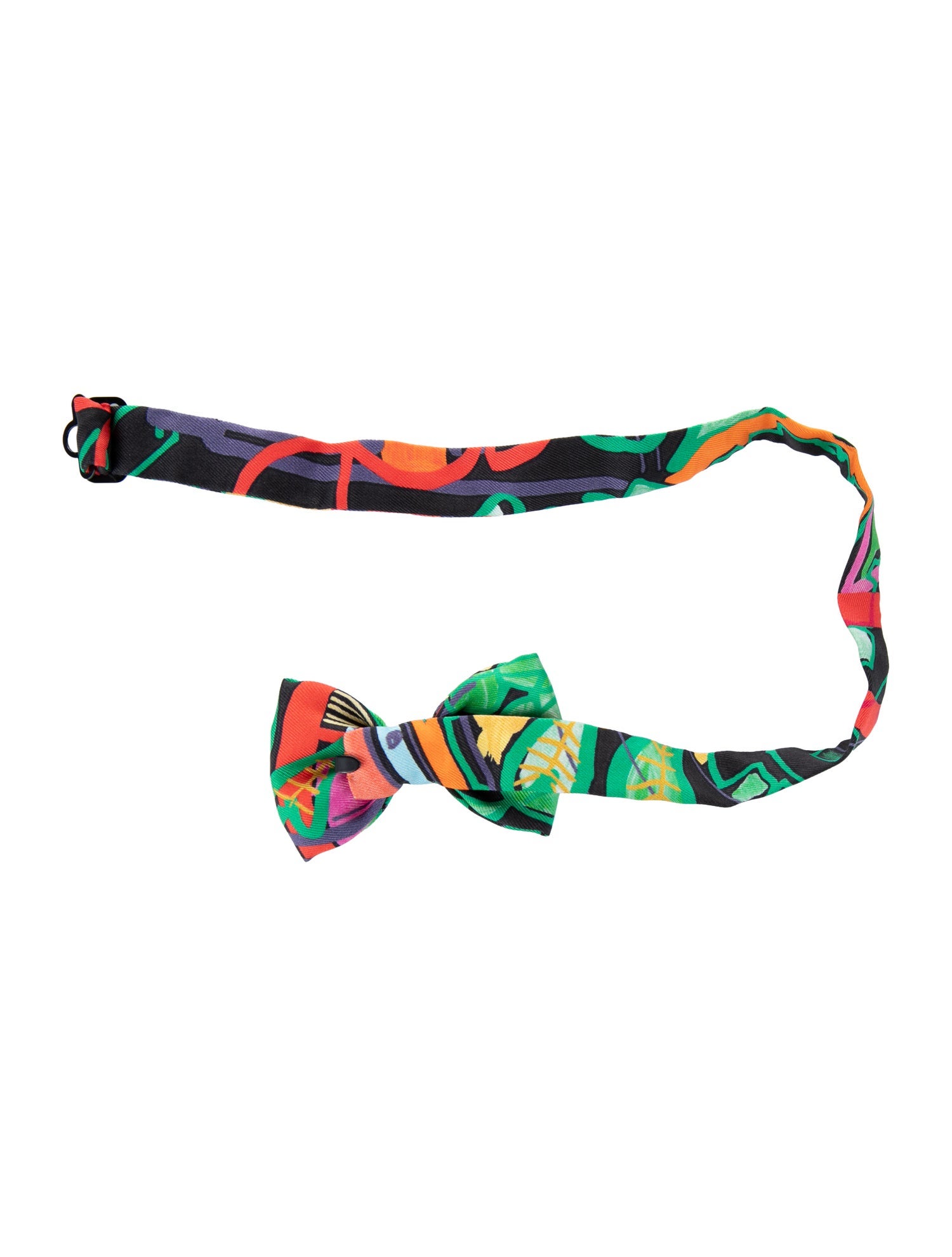 Hermès Silk Pattern Printed Bowtie
