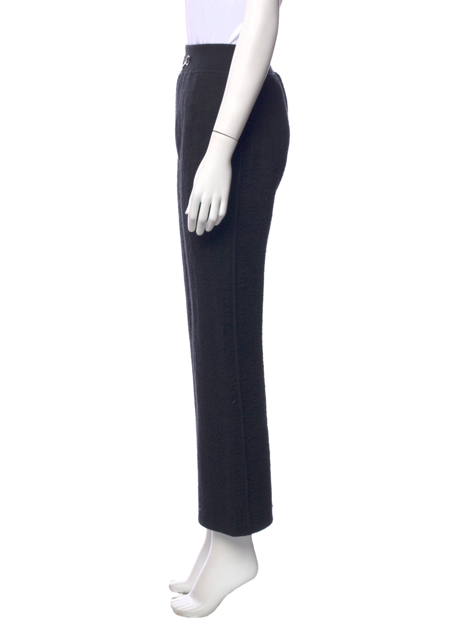 Hermès Cashmere Wide Leg Pants