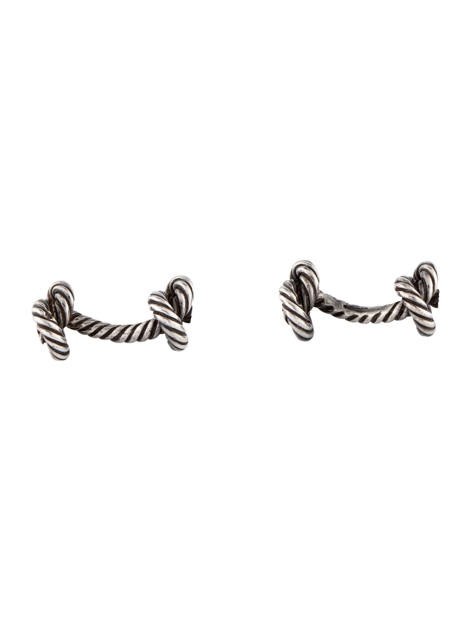 Hermès Vintage George L'enfant Noeuds Marins Cufflinks