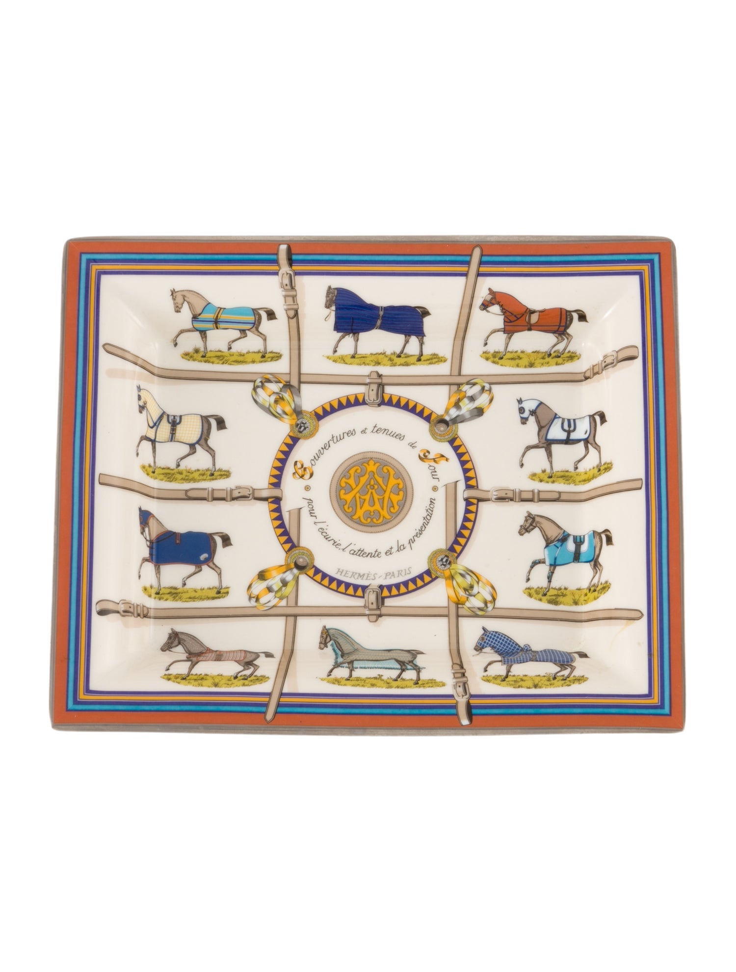 Hermès Couvertures et Tenues de Jour Change Tray