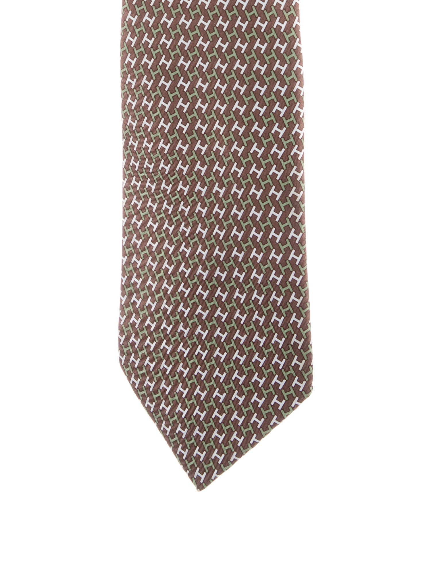 Hermès Silk Patterned Tie