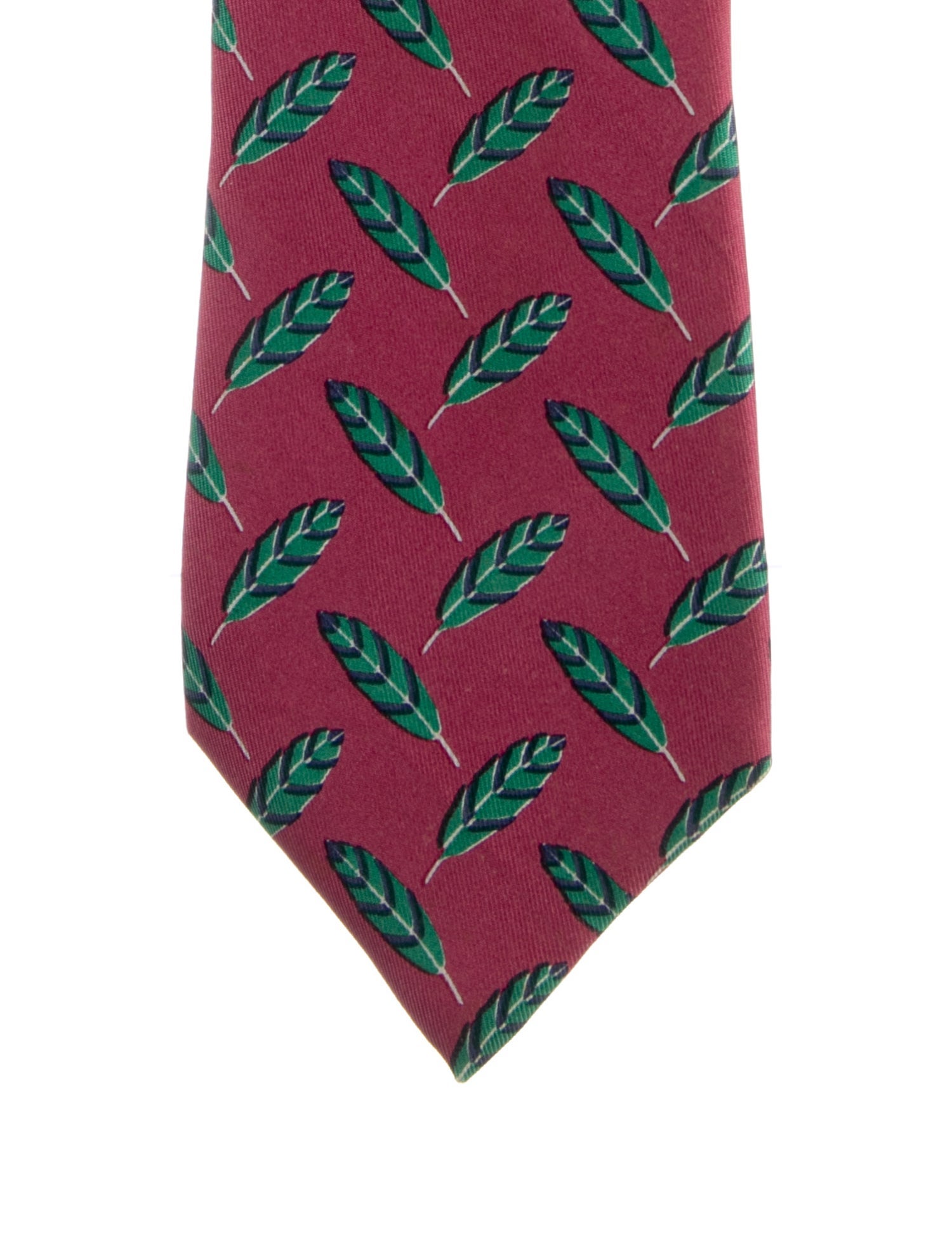 Hermès Silk Printed Tie