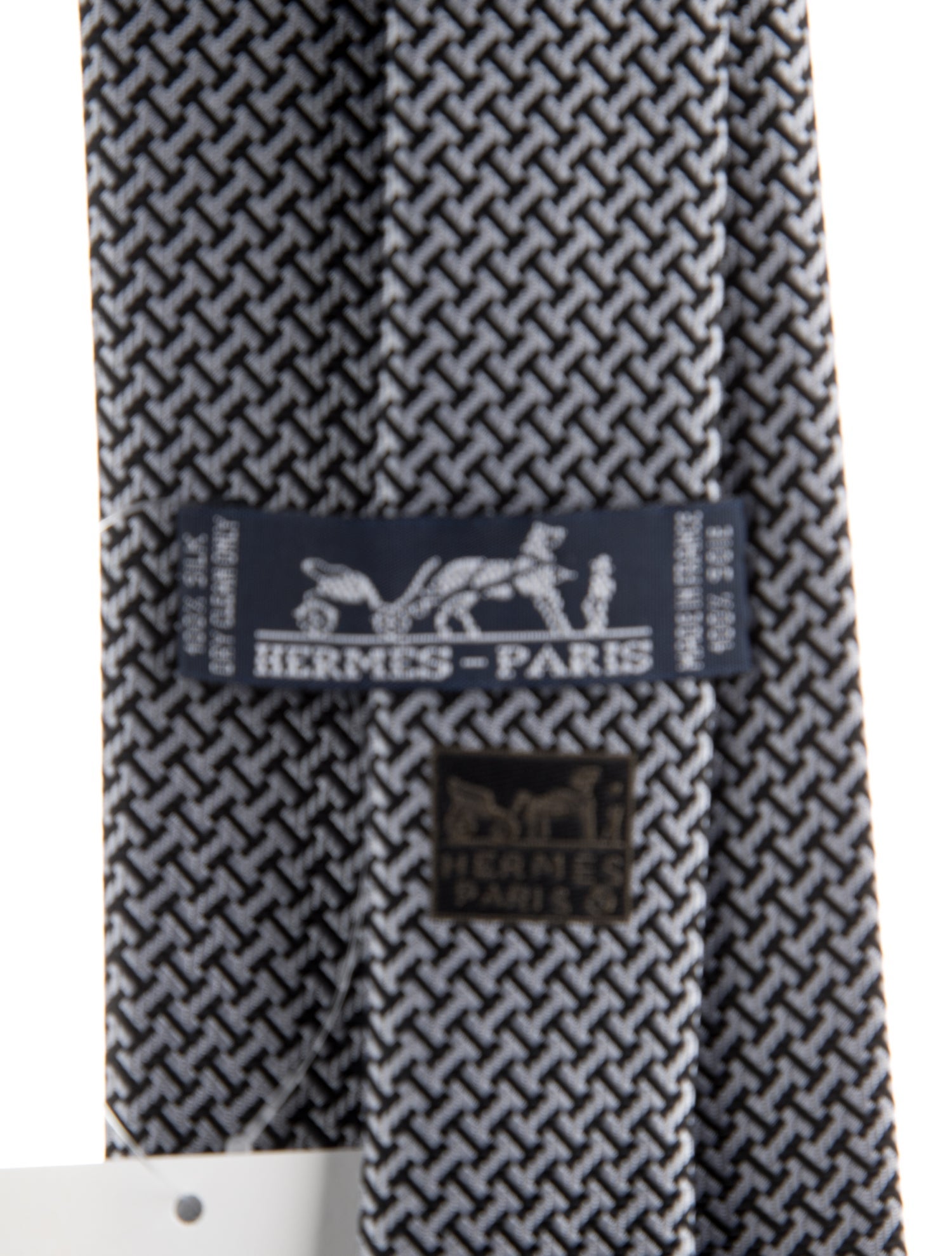 Hermès Hermes Patterned Tie