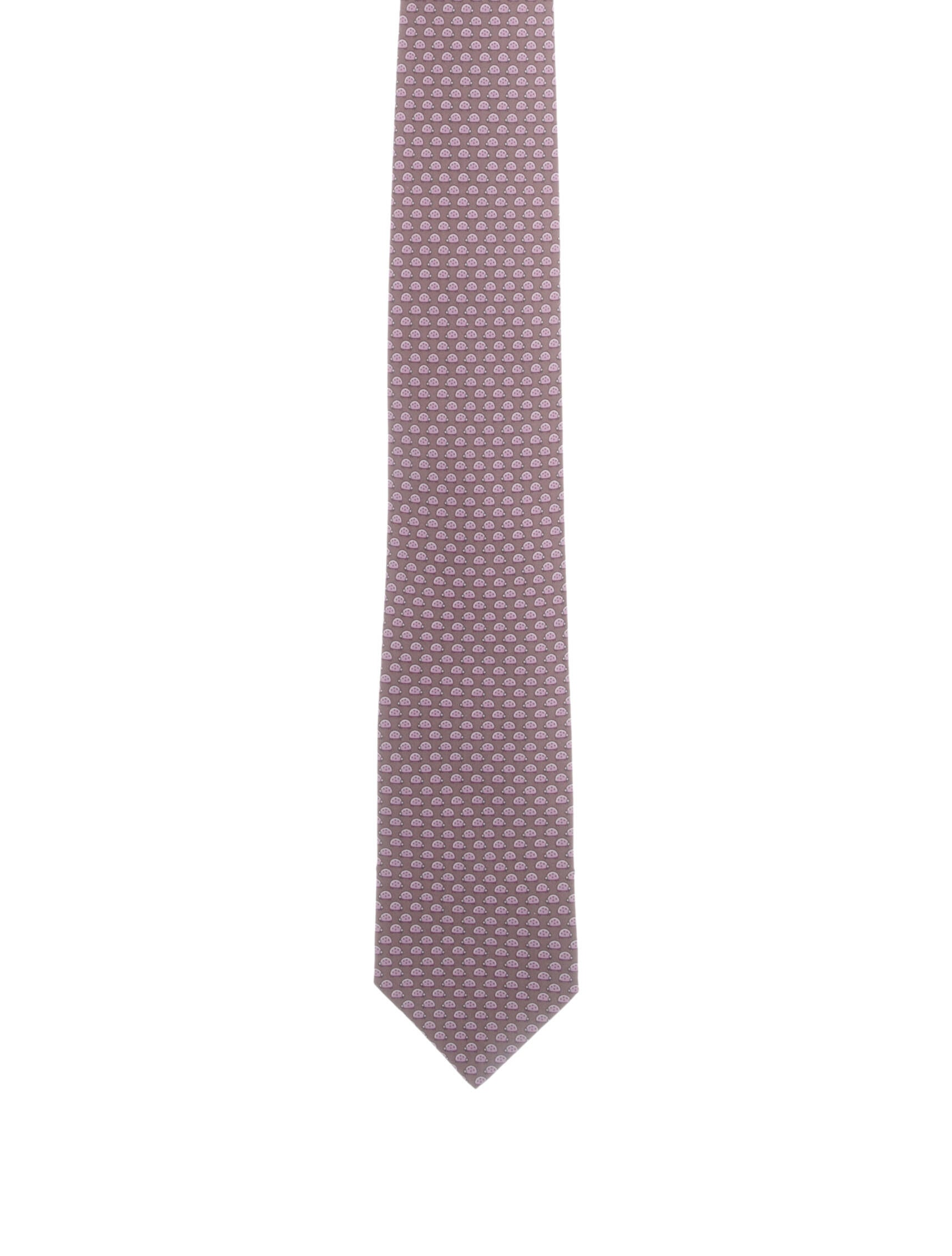 Hermès Silk Printed Tie
