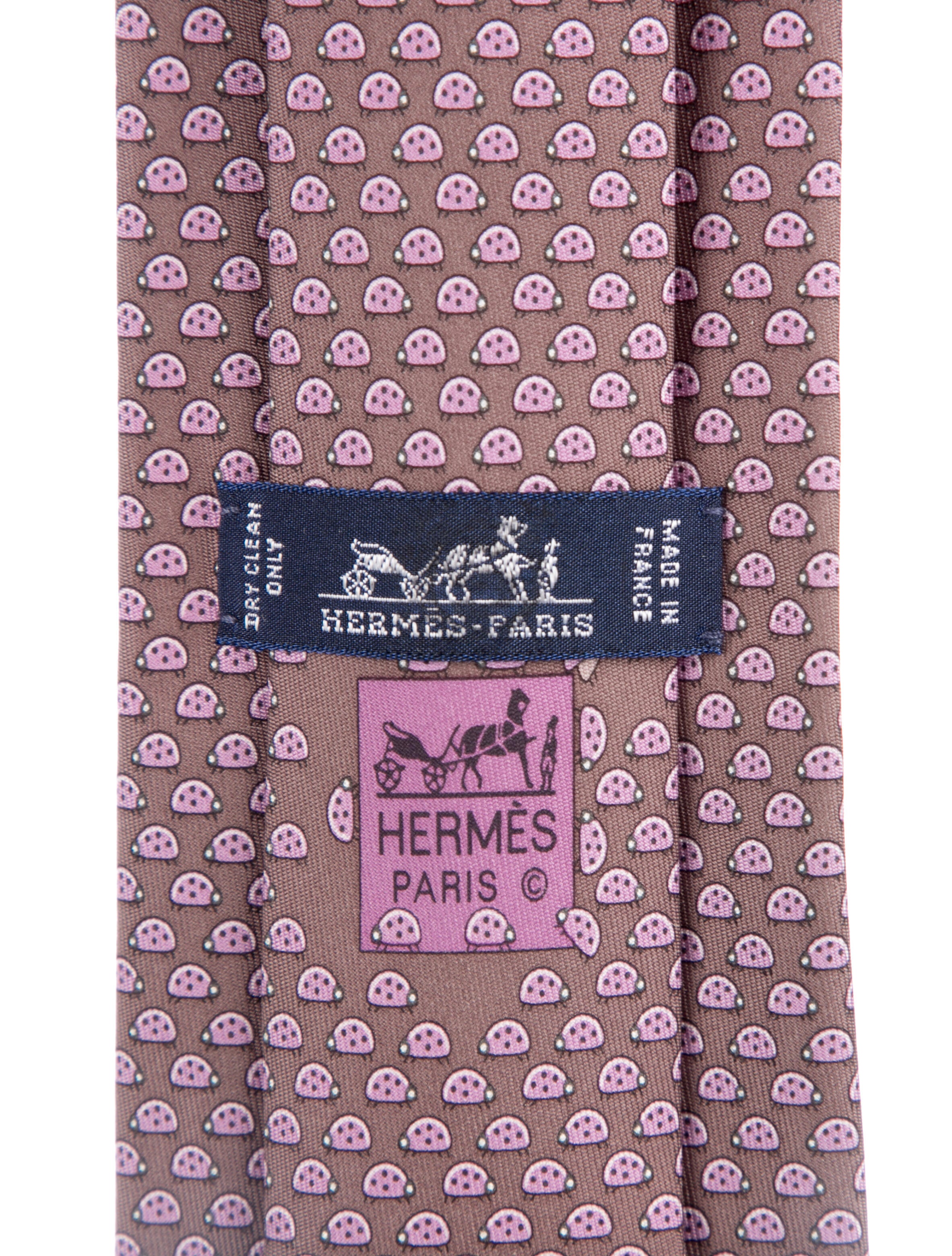 Hermès Silk Printed Tie