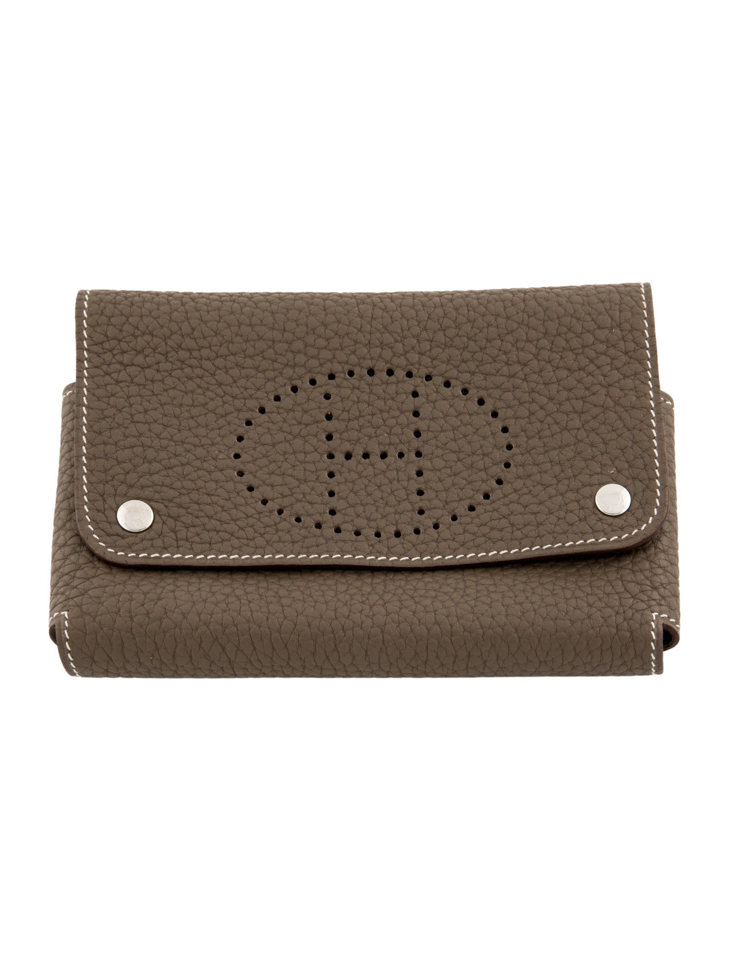 Hermès Clemence Mises et Relances Playing Card Case