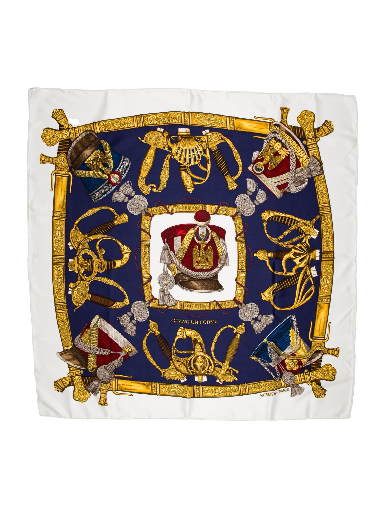 Hermès Grand Uniforme Silk Scarf