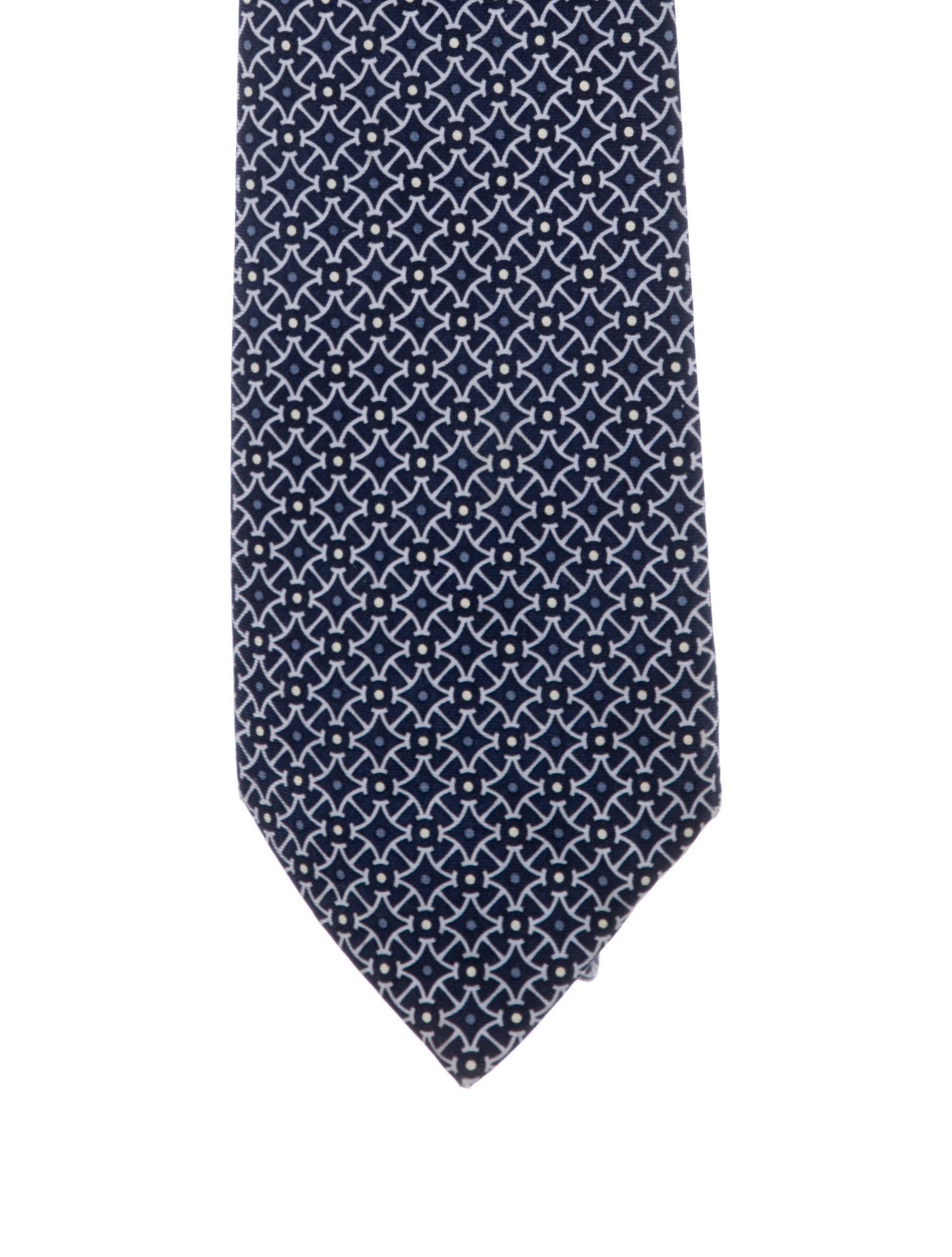 Hermès Silk Patterned Tie