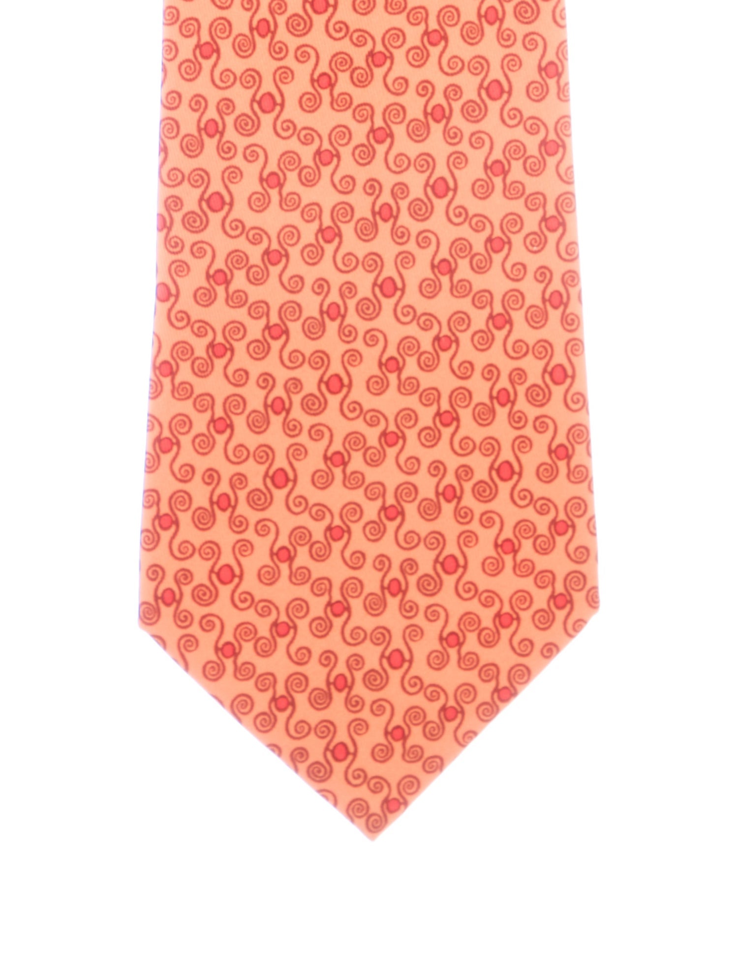 Hermès Silk Printed Tie