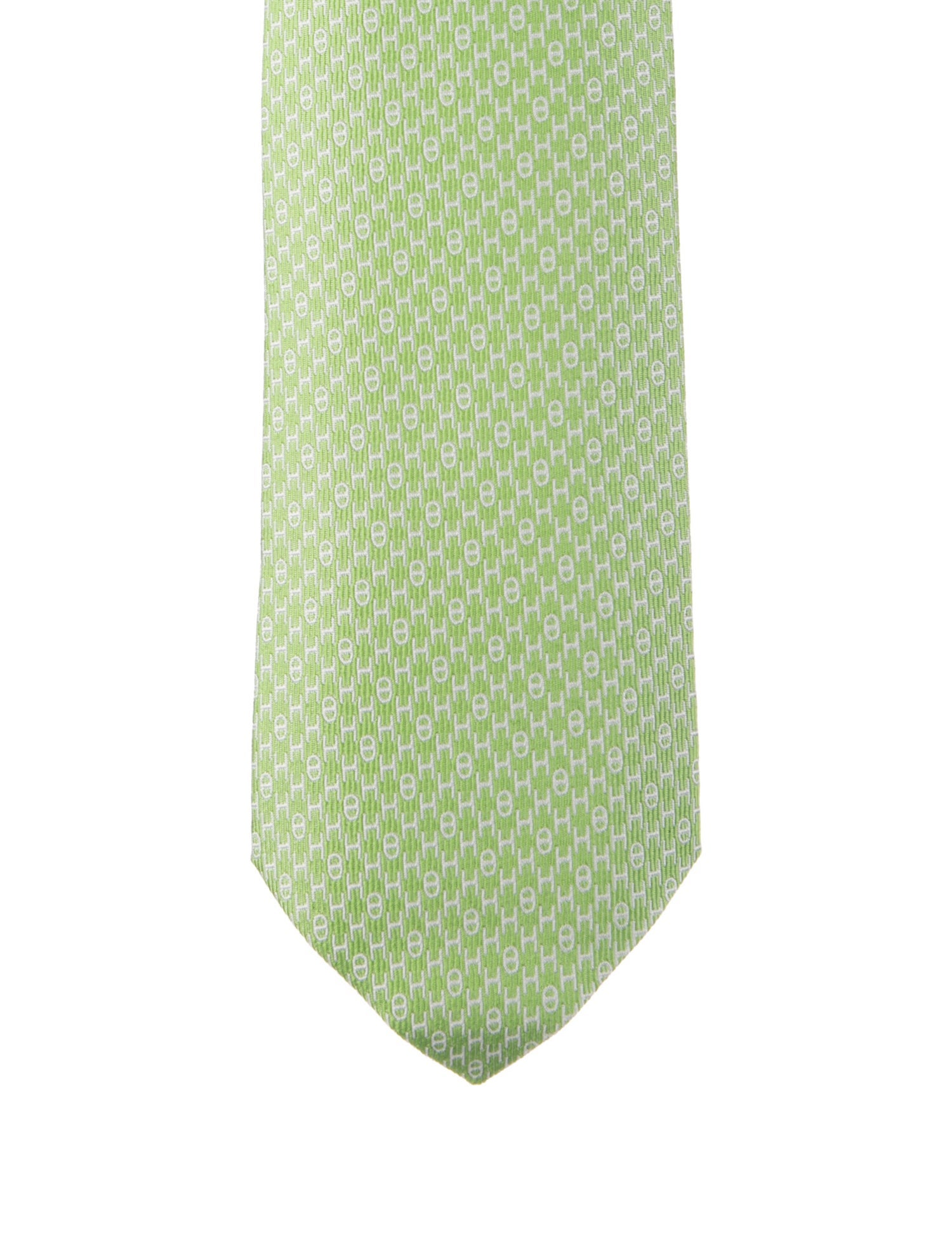 Hermès Silk Printed Tie