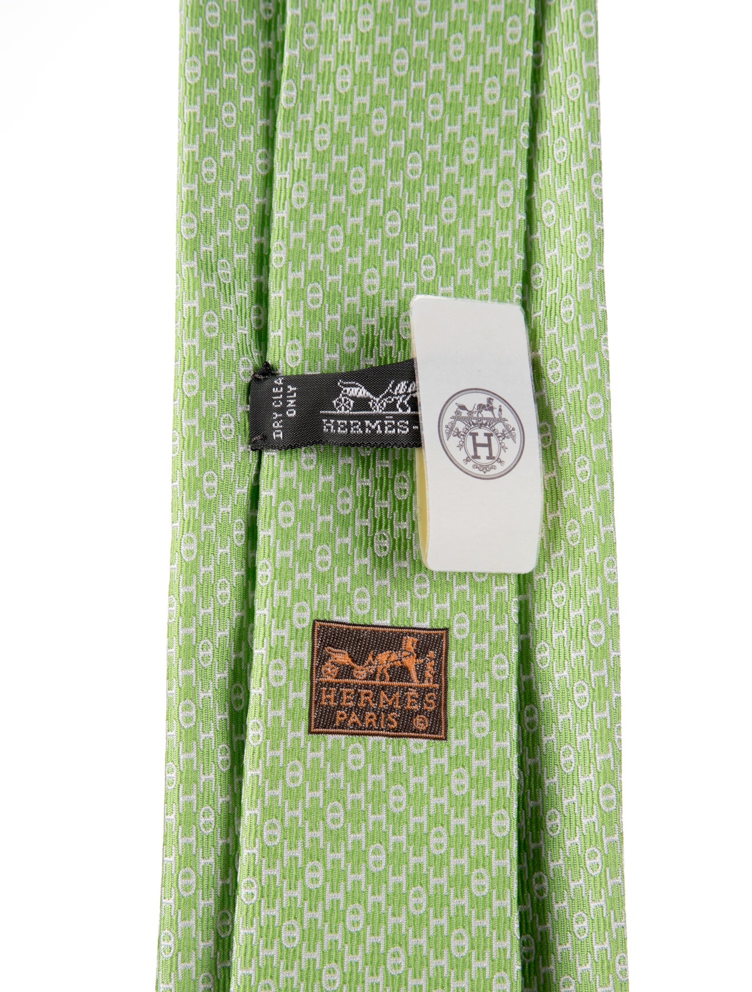 Hermès Silk Printed Tie