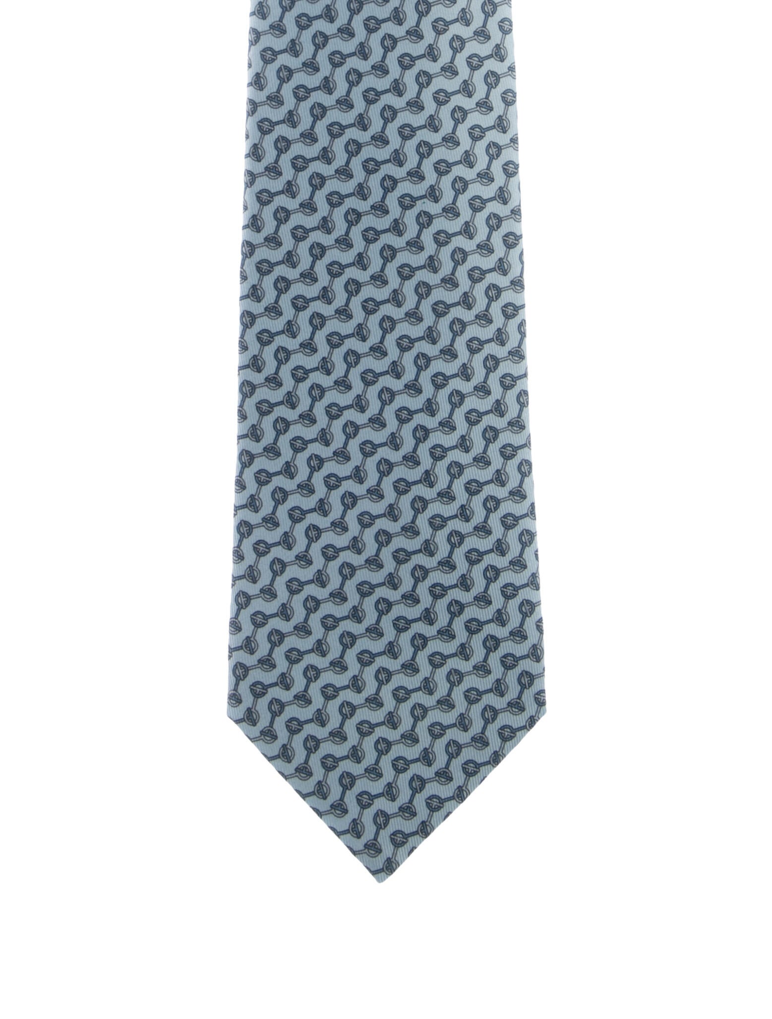 Hermès Silk Printed Tie