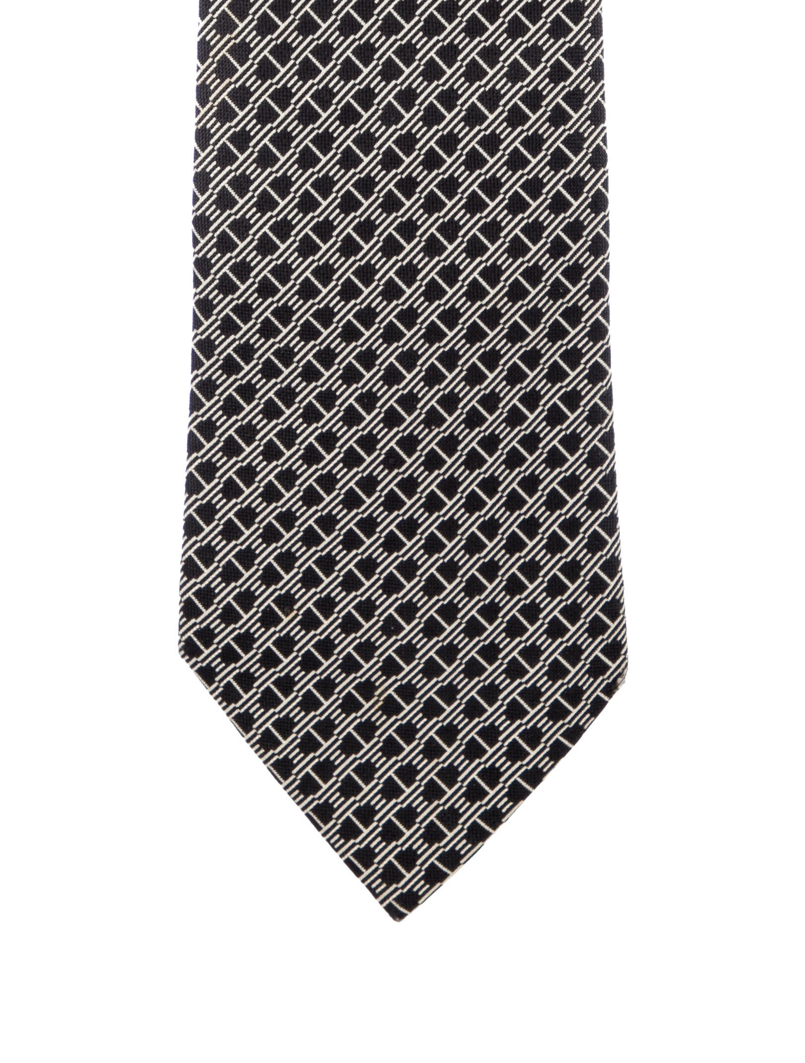 Hermès Printed Silk Tie