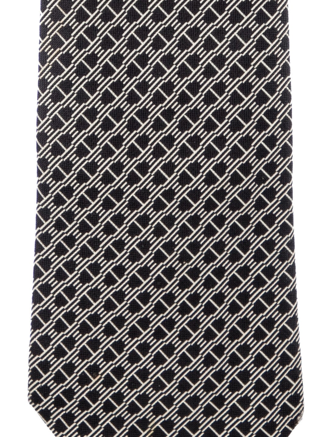 Hermès Printed Silk Tie