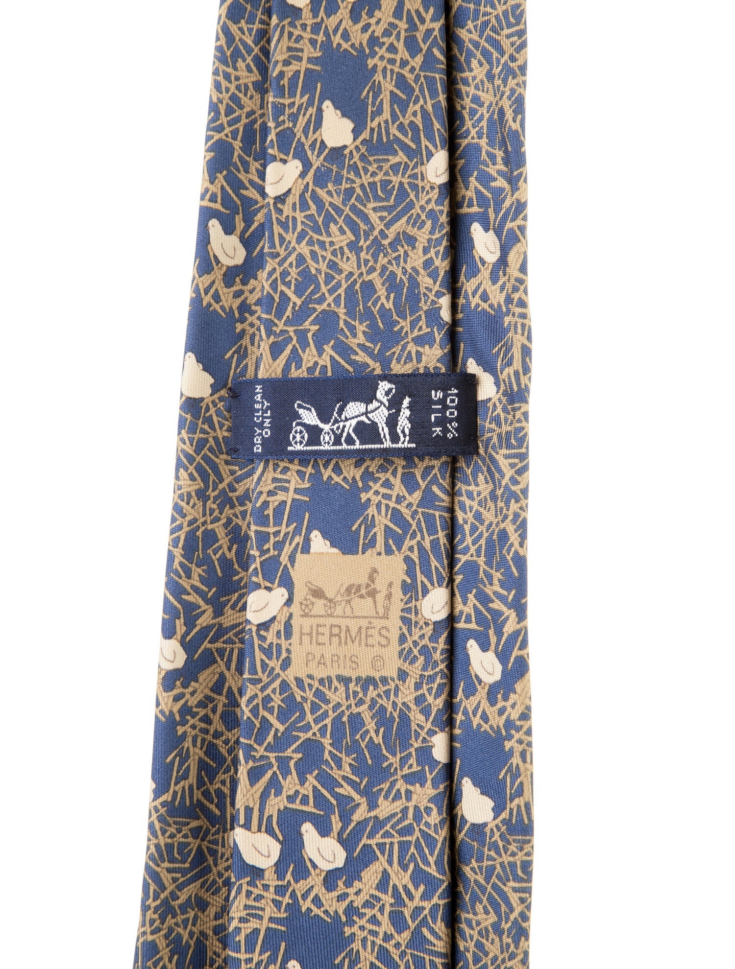 Hermès Silk Pattern Tie