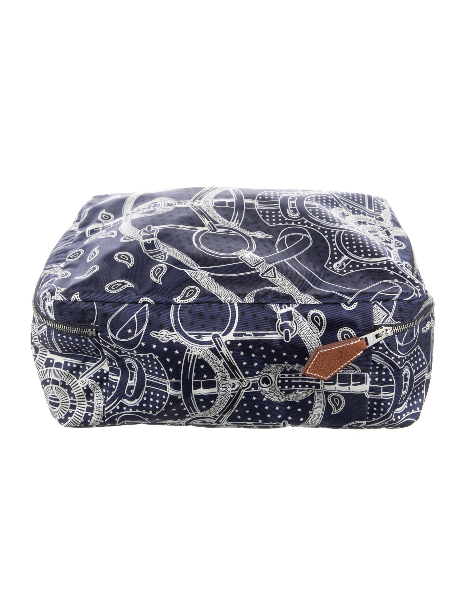 Hermès "Eperons d'Or" Travelsilk PM Travel Cube