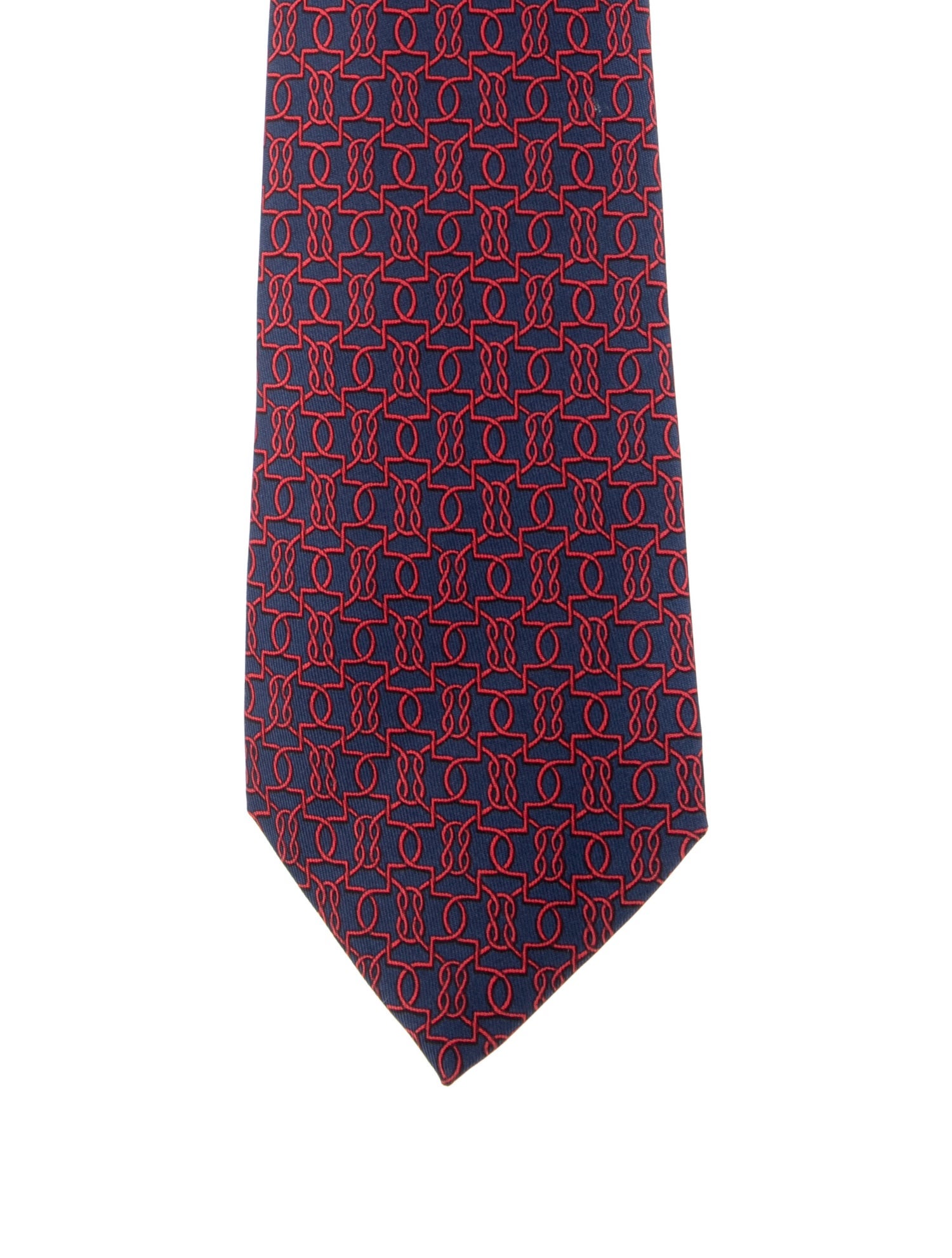 Hermès Silk Pattern Tie