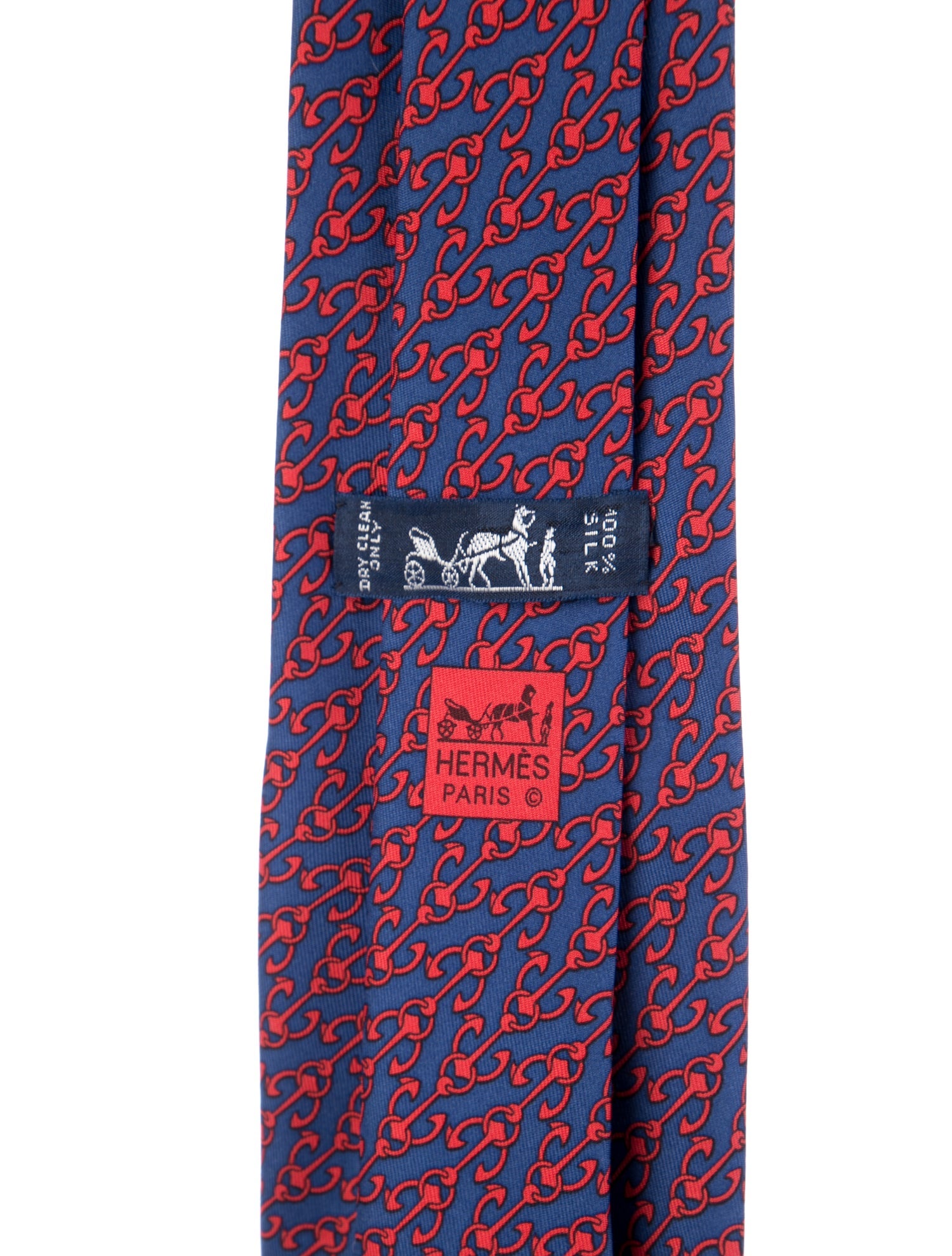 Hermès Patterned silk Tie