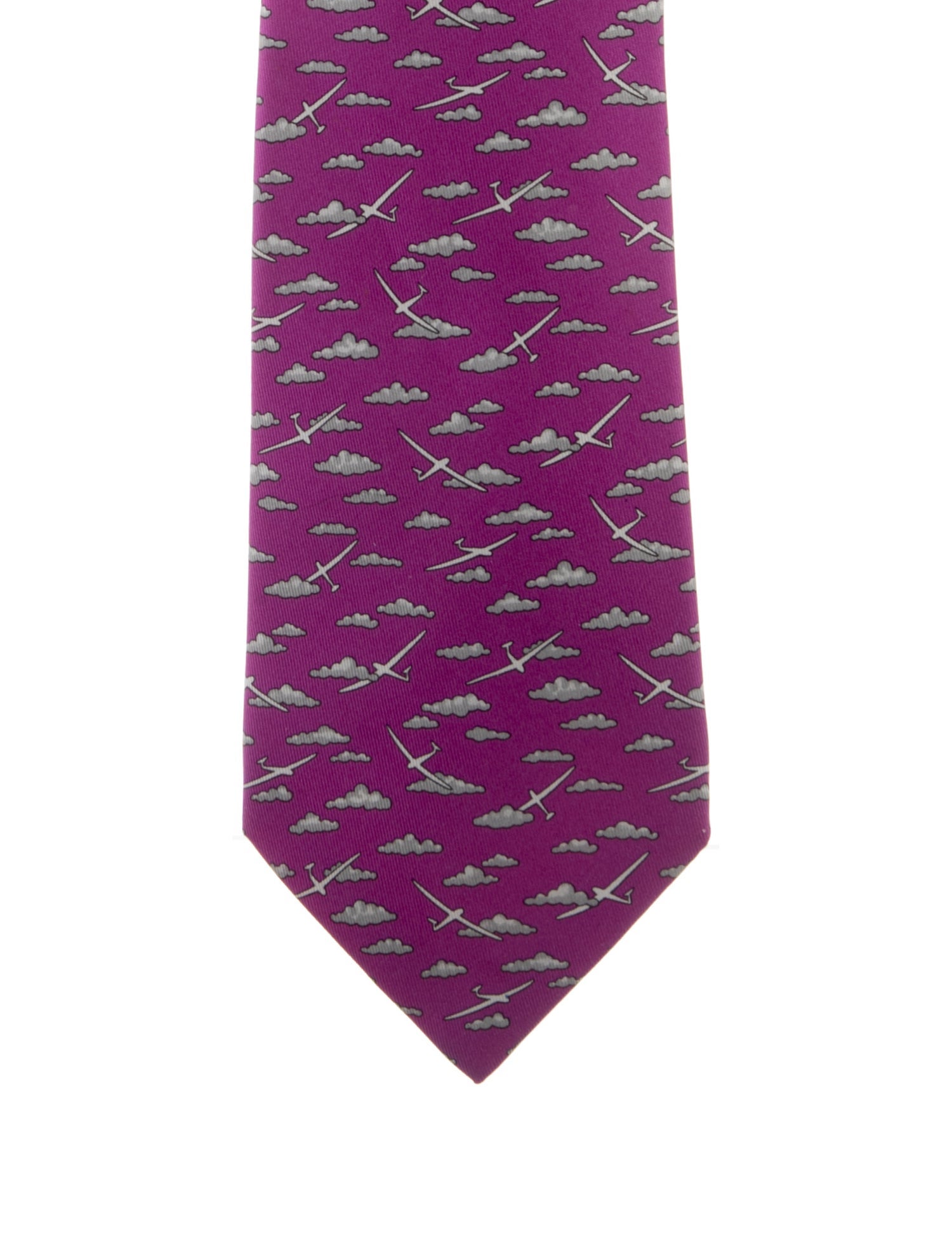 Hermès Silk Patterned Tie