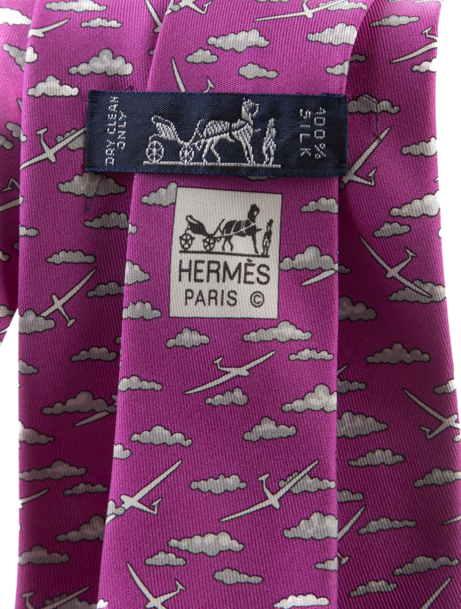Hermès Silk Patterned Tie