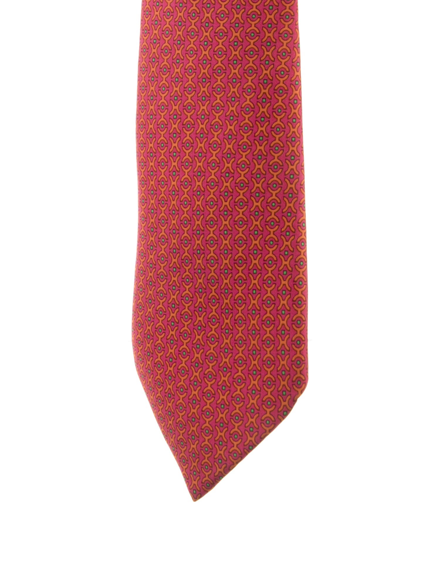 Hermès Silk Patterned Tie