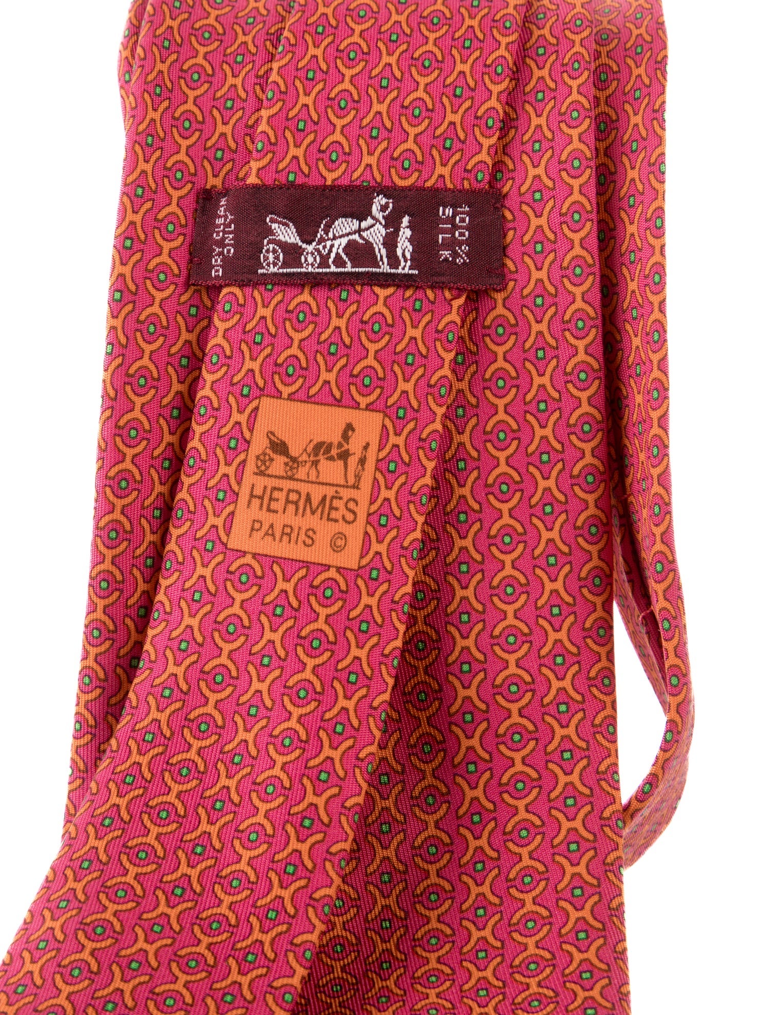 Hermès Silk Patterned Tie