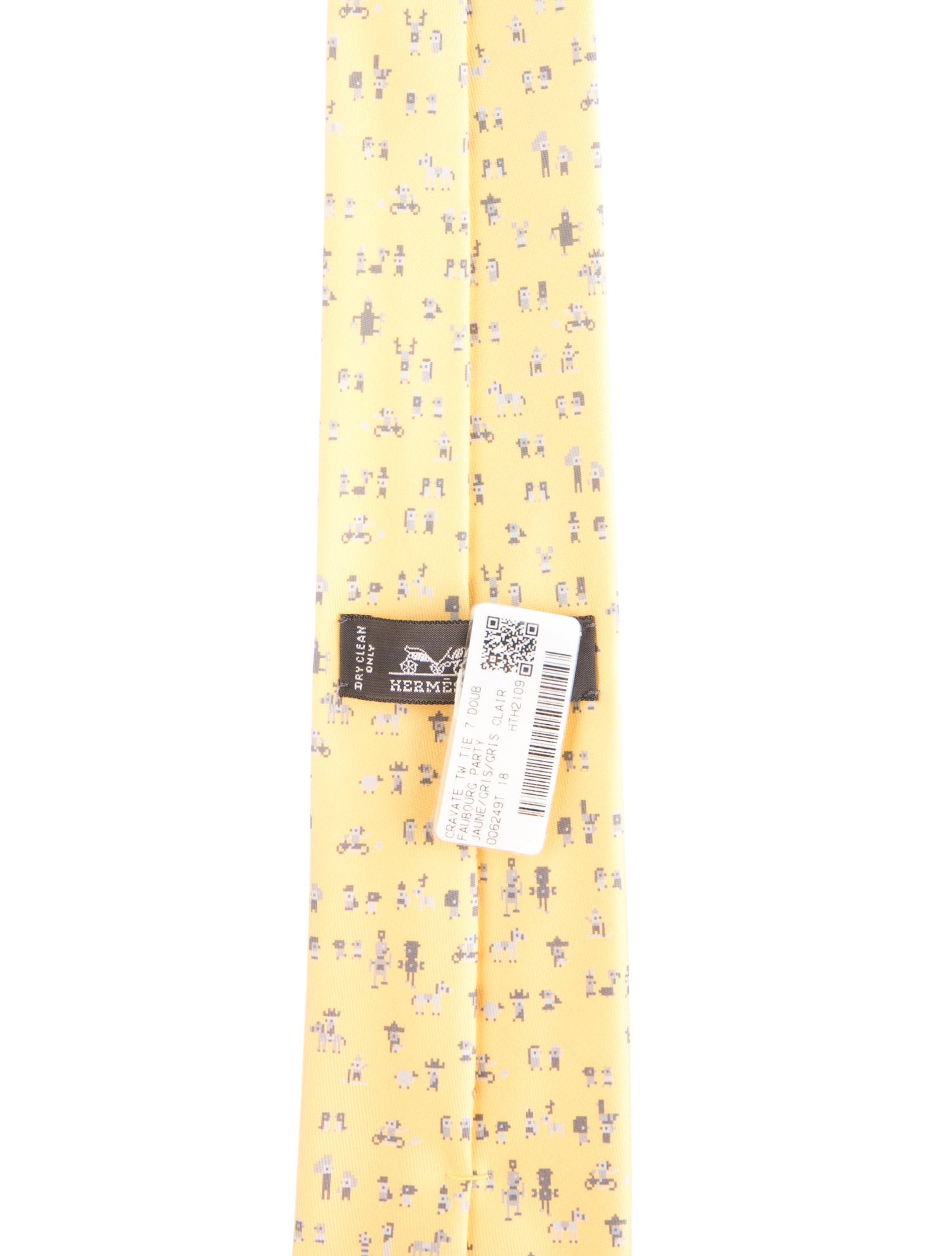 Hermès Silk Printed Tie