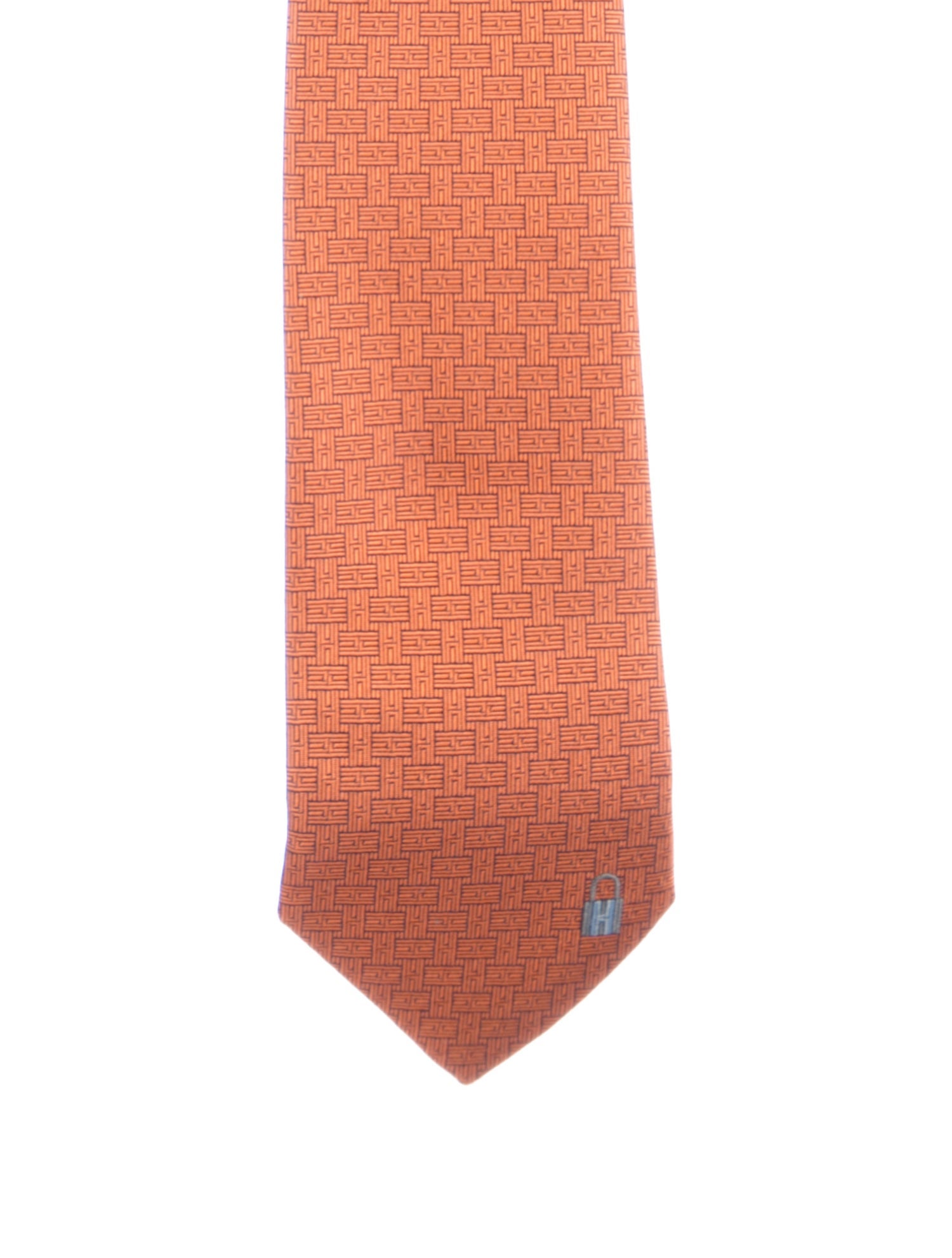Hermès Silk Patterned Tie