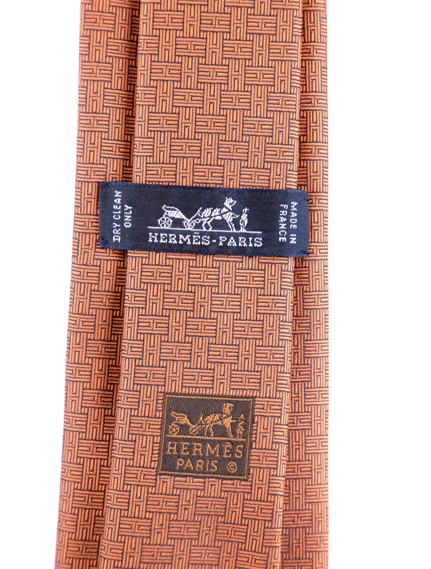 Hermès Silk Patterned Tie