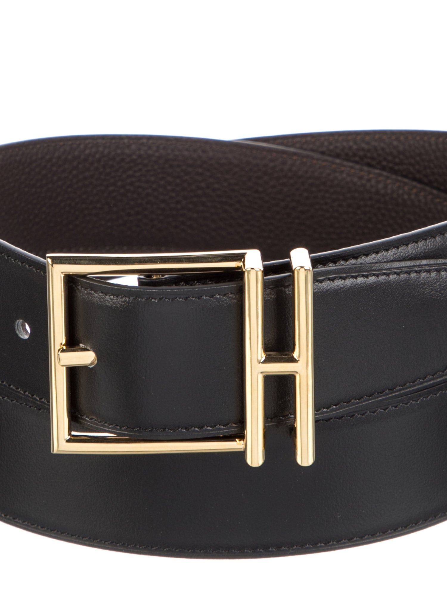Hermès Reversible Box Leather Nathan Belt