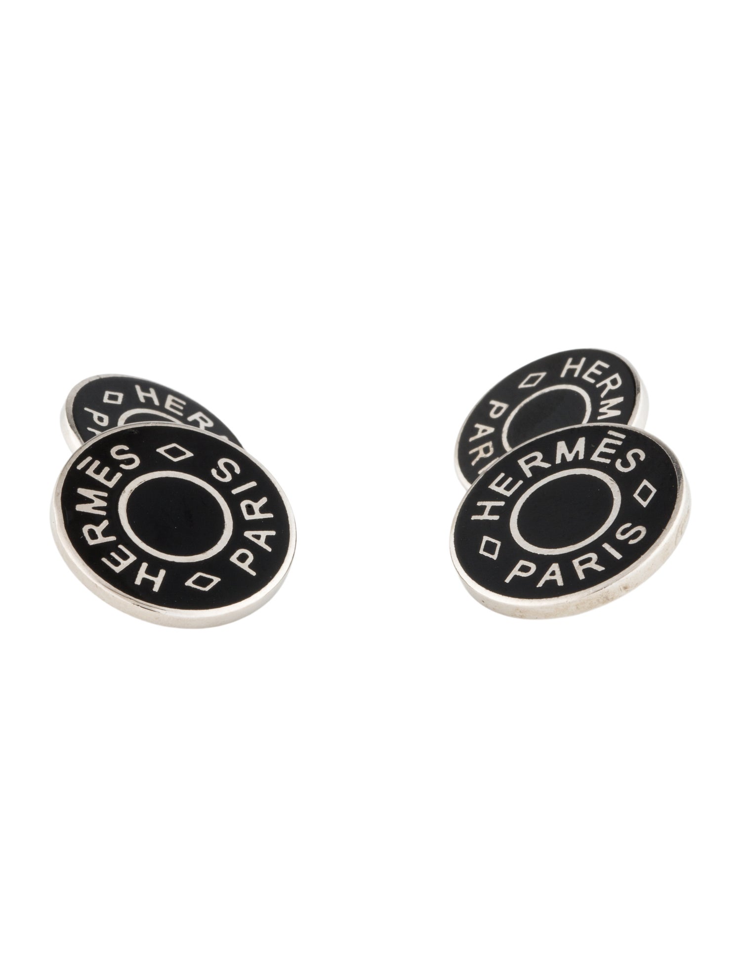Hermès Lacquer Clou de Selle Cufflinks