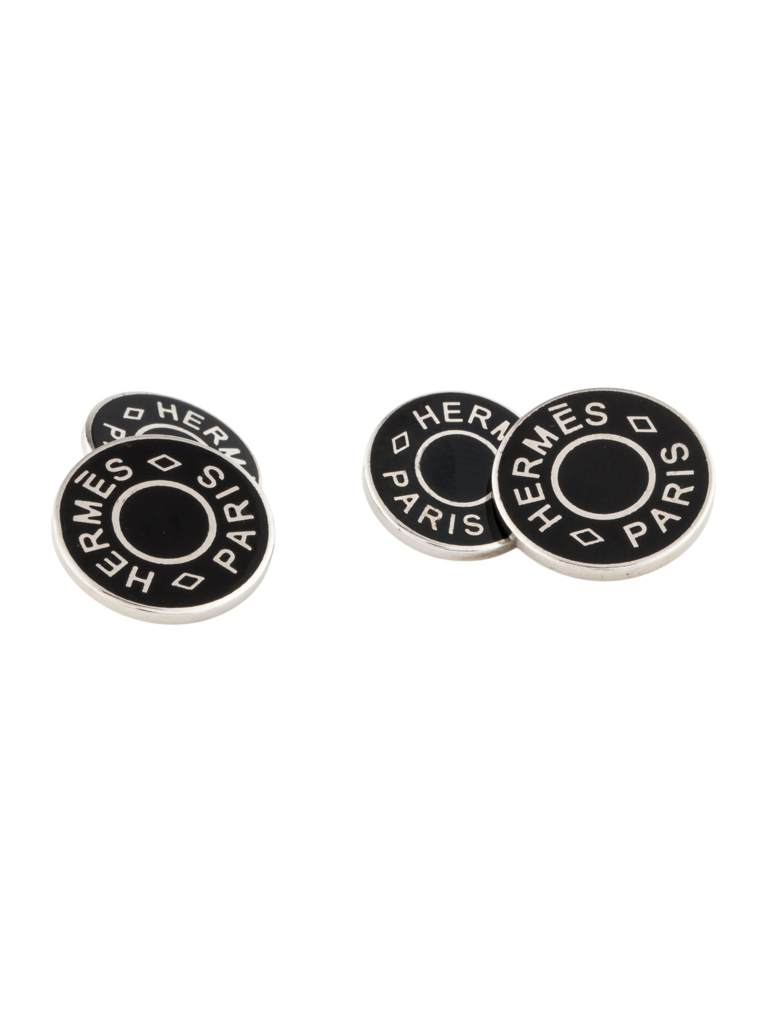 Hermès Lacquer Clou de Selle Cufflinks