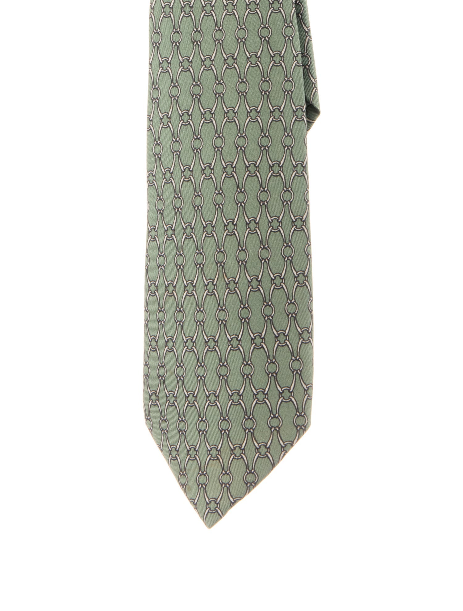 Hermès Silk Patterned Tie