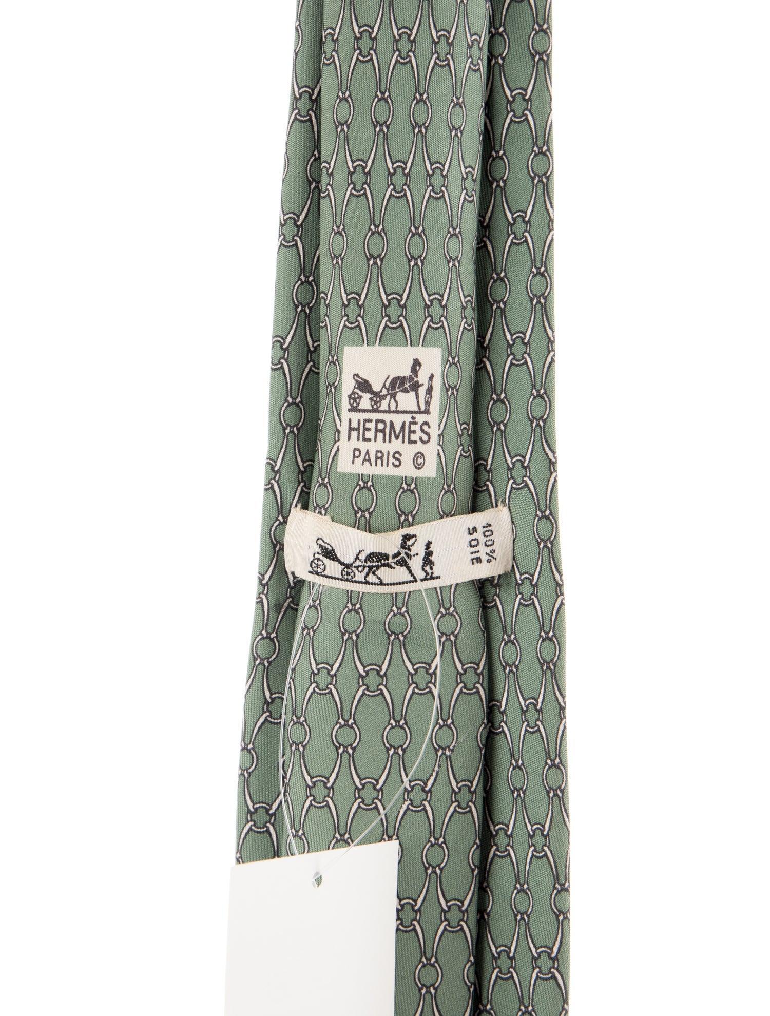 Hermès Silk Patterned Tie