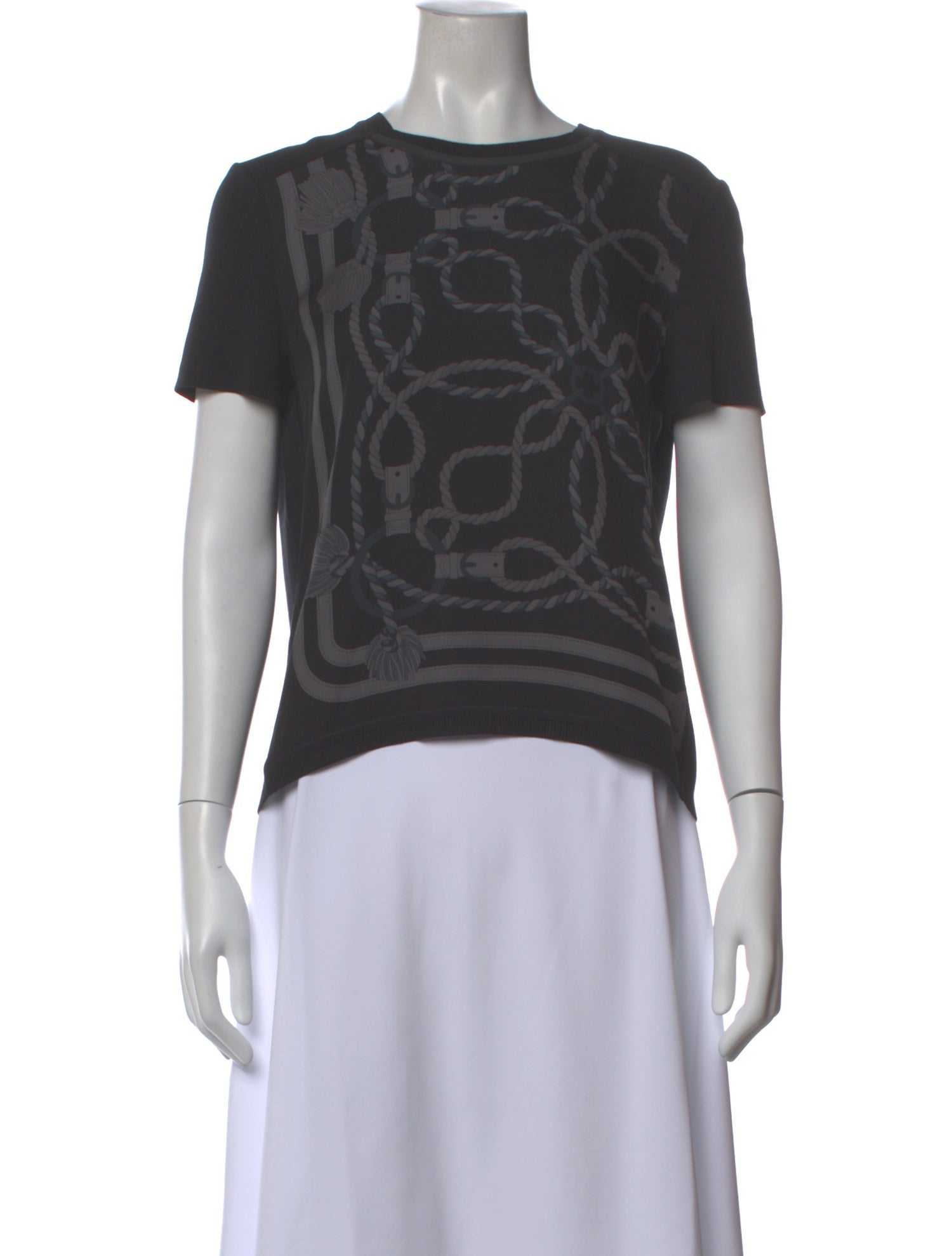 Animal Print Crew Neck Sweater