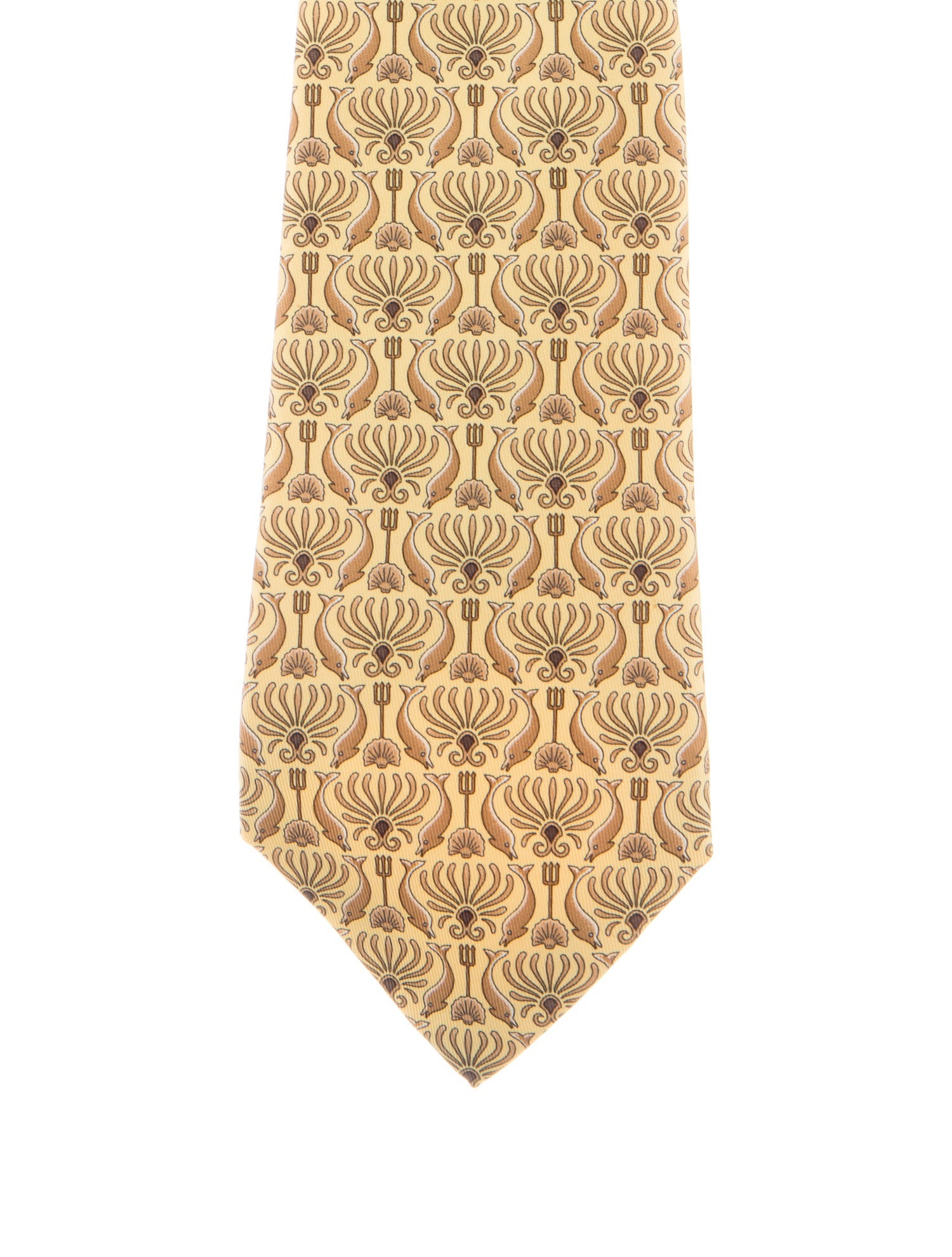 Hermès Silk Patterned Tie