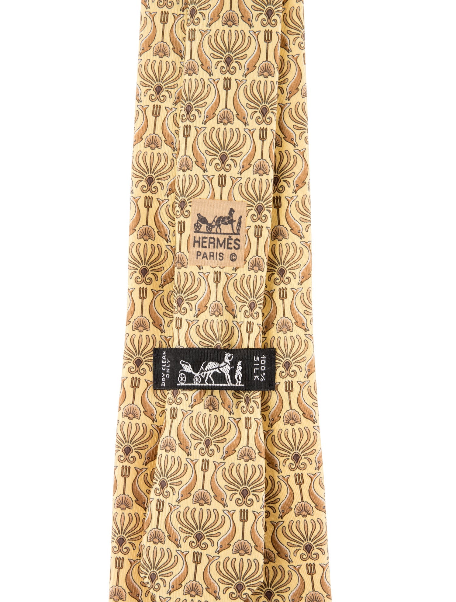 Hermès Silk Patterned Tie